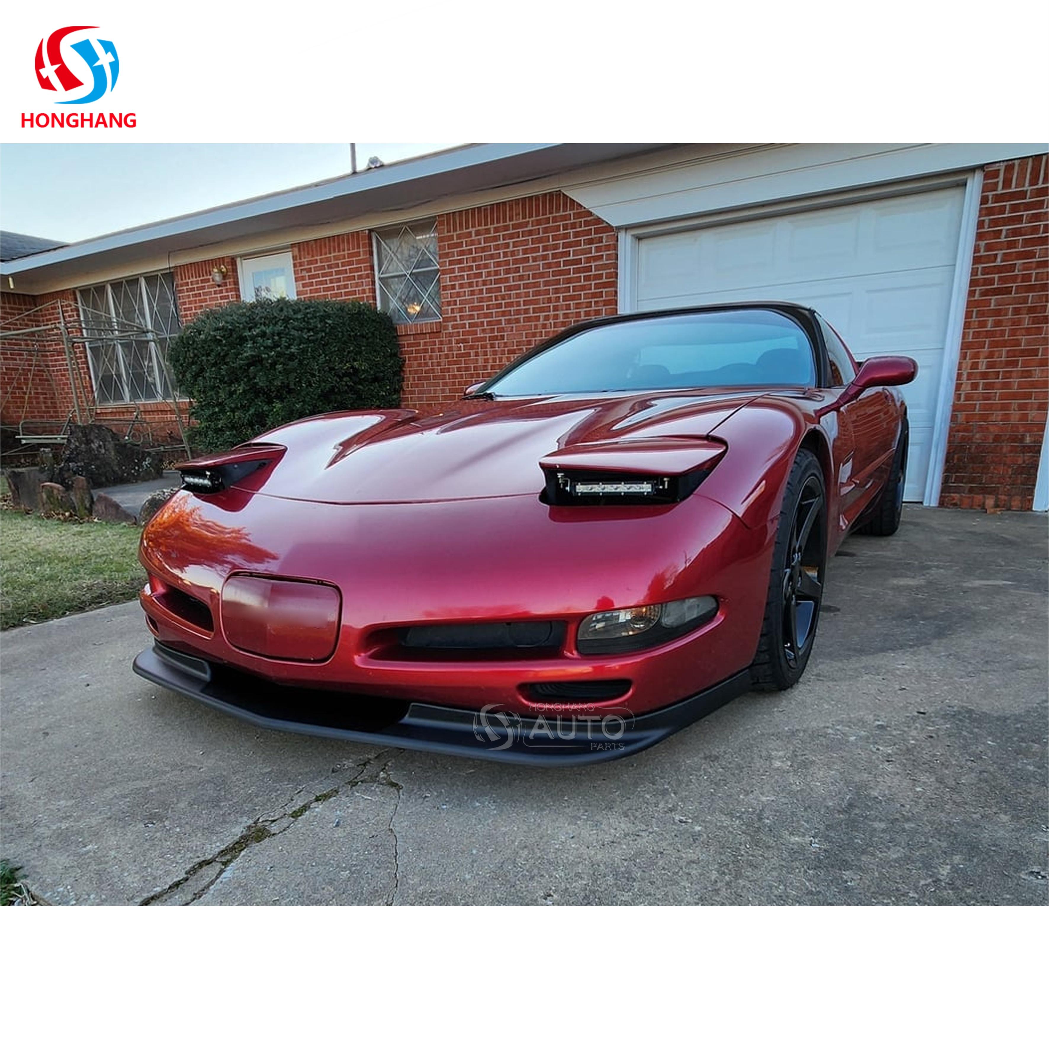 Front Bumper Lip Splitter For Chevrlet Corvette C5 1997 1998 1999 2000 2001 2002 2003 2004