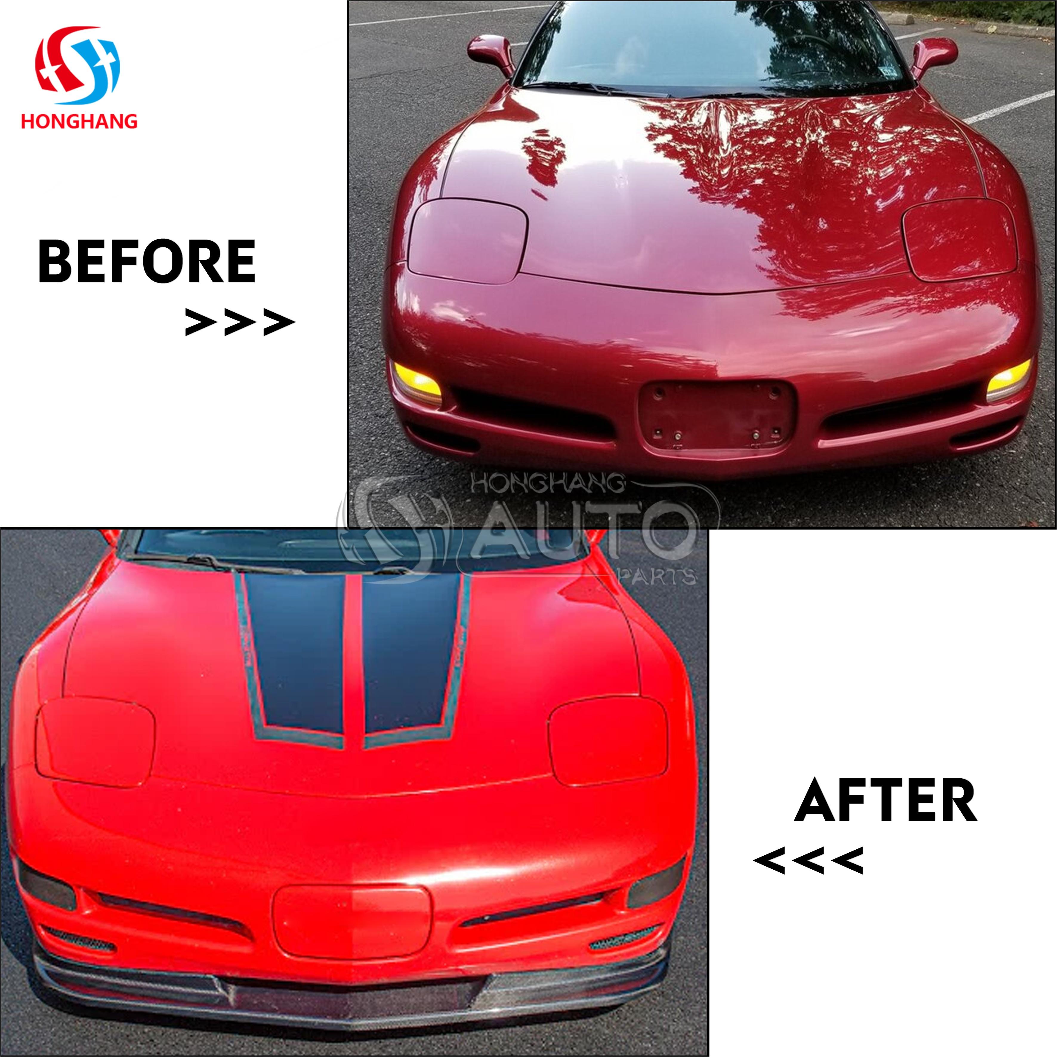 Front Bumper Lip Splitter For Chevrlet Corvette C5 1997 1998 1999 2000 2001 2002 2003 2004