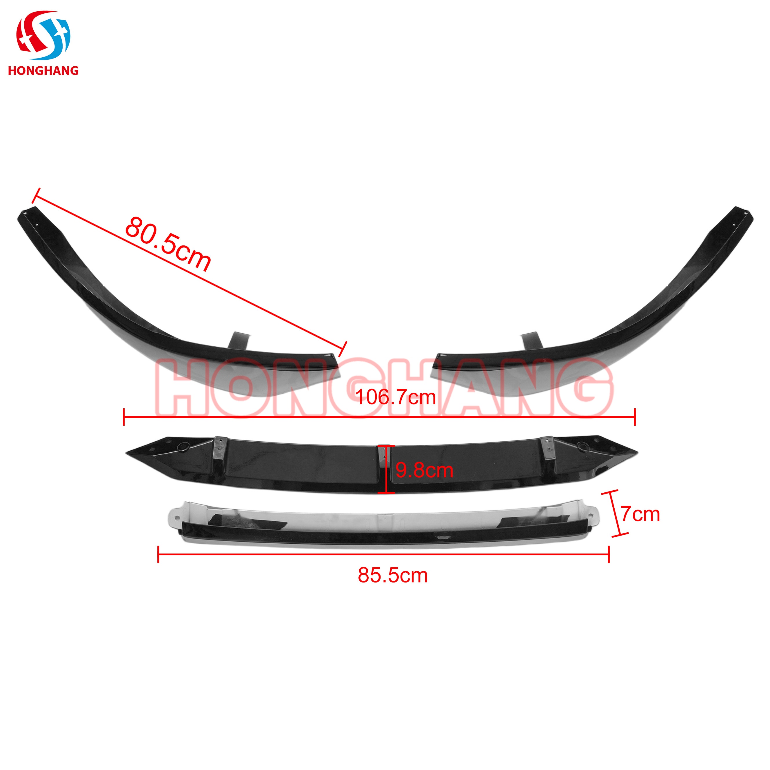 OEM Factory Wholesale Front Bumper Lip Splitter for Honda Accord 11th Gen 2023 2024 2025 2026