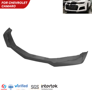 Factory Wholesale ZL1 Style Front Bumper Lip Splitter for Chevrolet Camaro 2016-2018 ABS Front Spoiler Body Kit