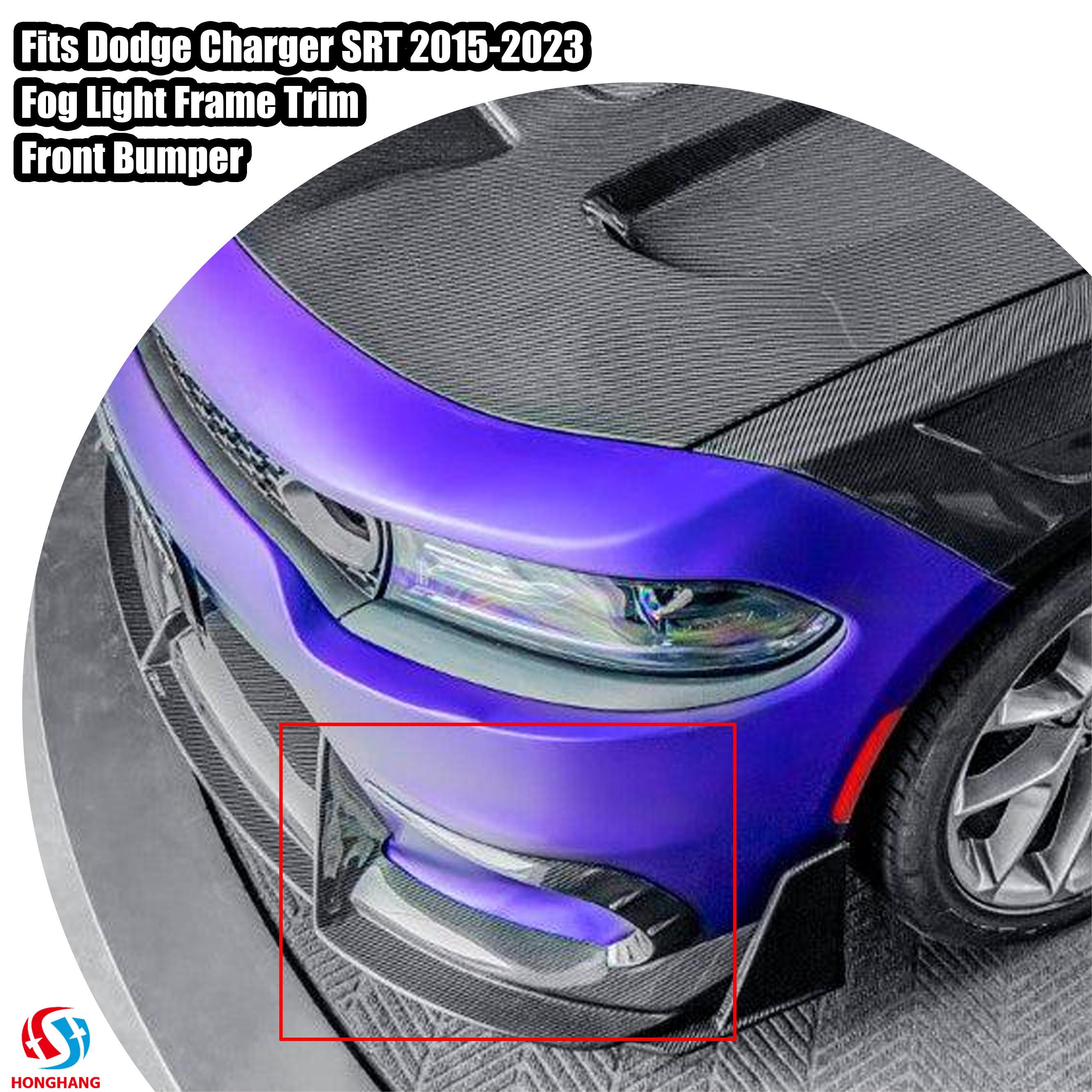 Fog Lamp Frame Trim For Dodge Charger GT 2015 2016 2017 2018 2019 2020 2021 2022 2023