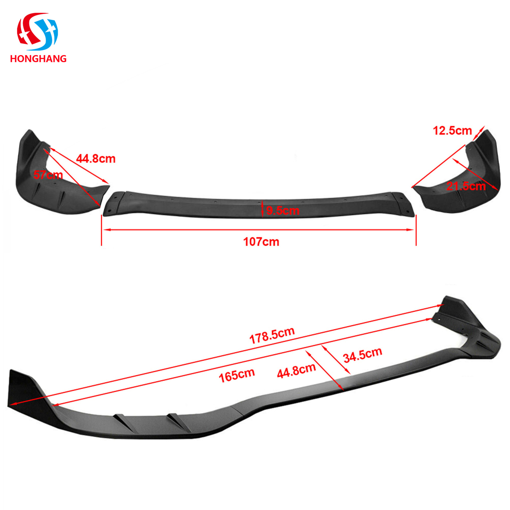 HONGHANG Dodge Durango SRT Hellcat Front Bumper Lip 2021 2022 2023