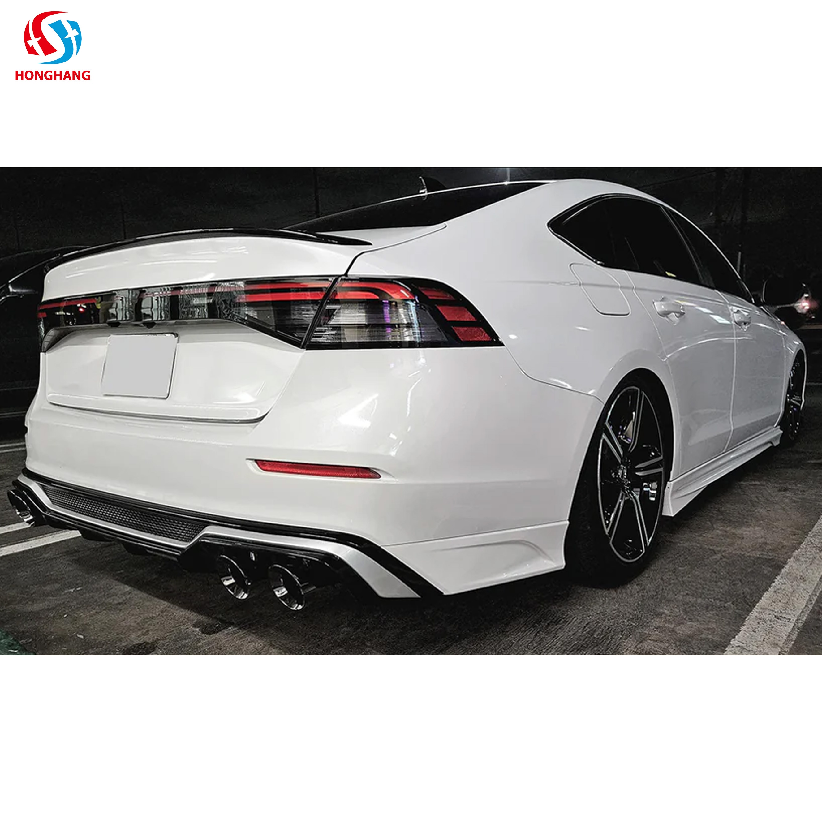 OEM Factory Wholesale ABS Rear Bumper Diffuser Lip for Honda Accord 11th Gen 2023 2024 2025 2026