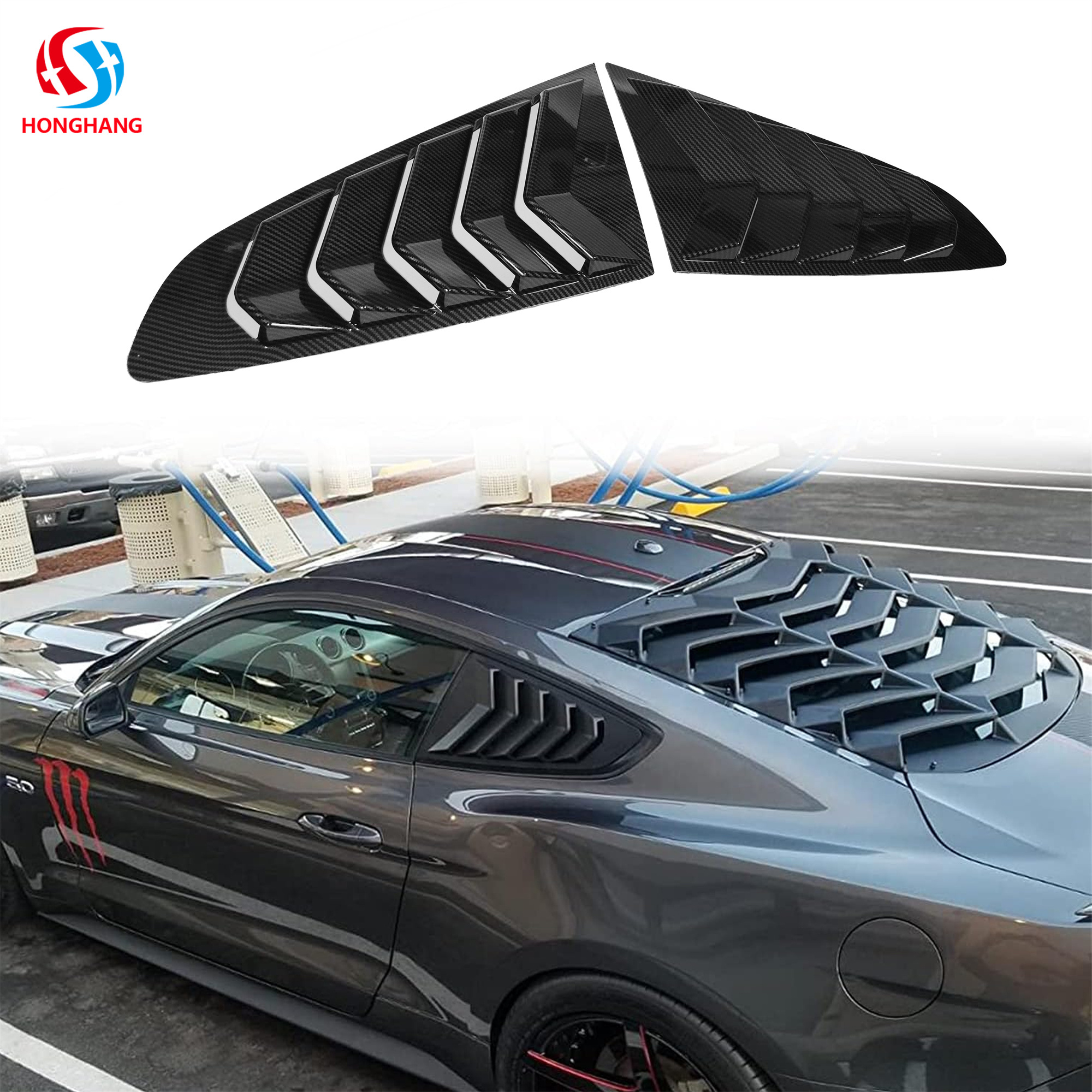 HONGHANG Mustang Triangular Windows Shutter