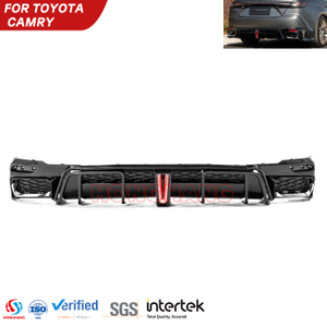 Factory Wholesale Rear Diffuser Lip for 2024 2025 2026 Toyota Camry XV80 9th Gen XLE LE ABS Rear Bumper Diffuser