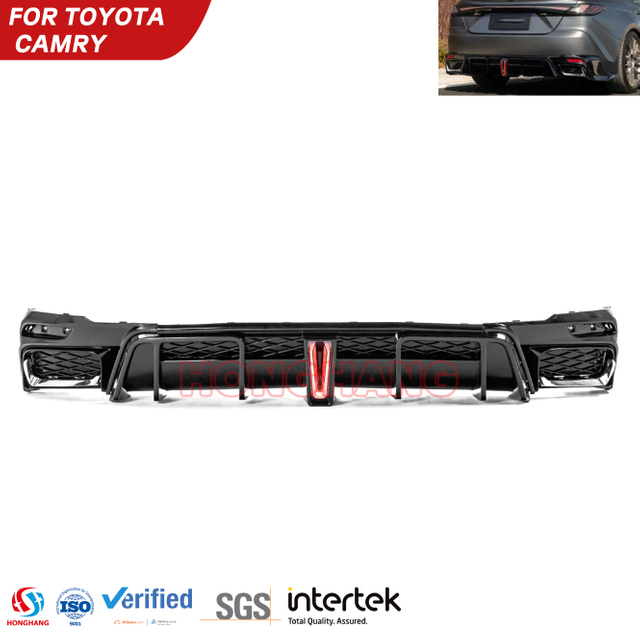 Factory Wholesale Rear Diffuser Lip for 2024 2025 2026 Toyota Camry XV80 9th Gen XLE LE ABS Rear Bumper Diffuser