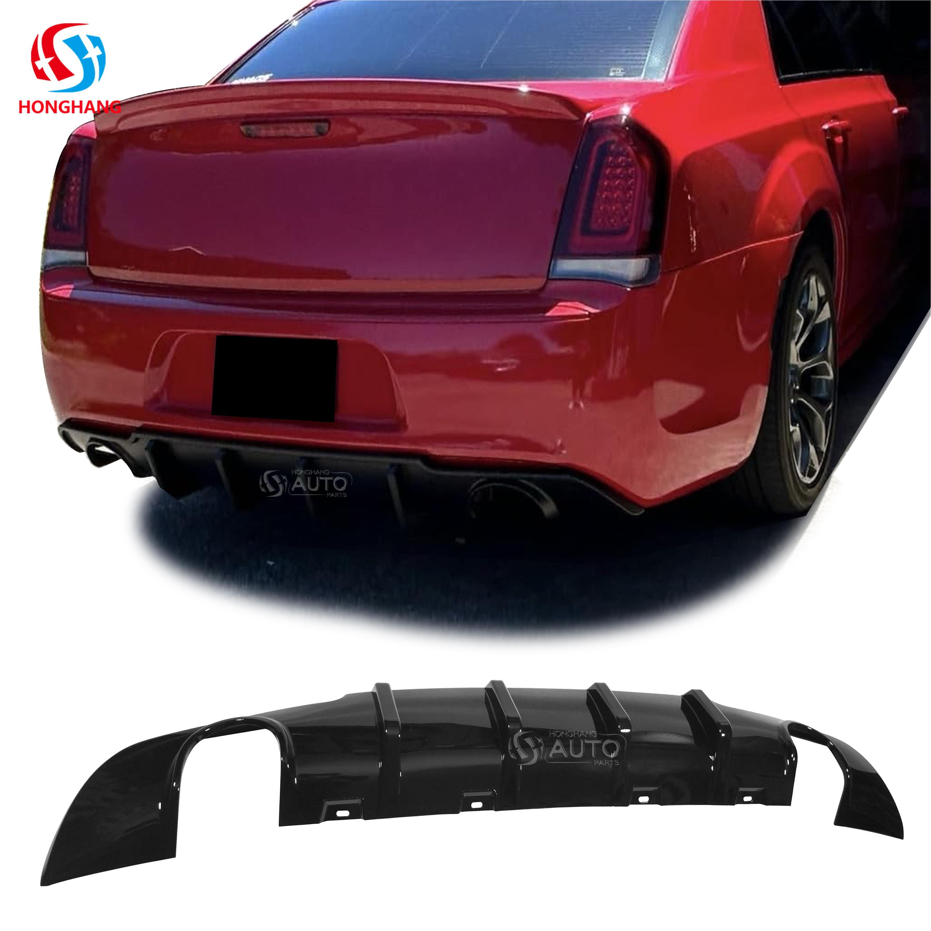 Rear Bumper Lip Splitter For Chrysler 300C SRT 2015 2016 2017 2018 2019 2020 2021