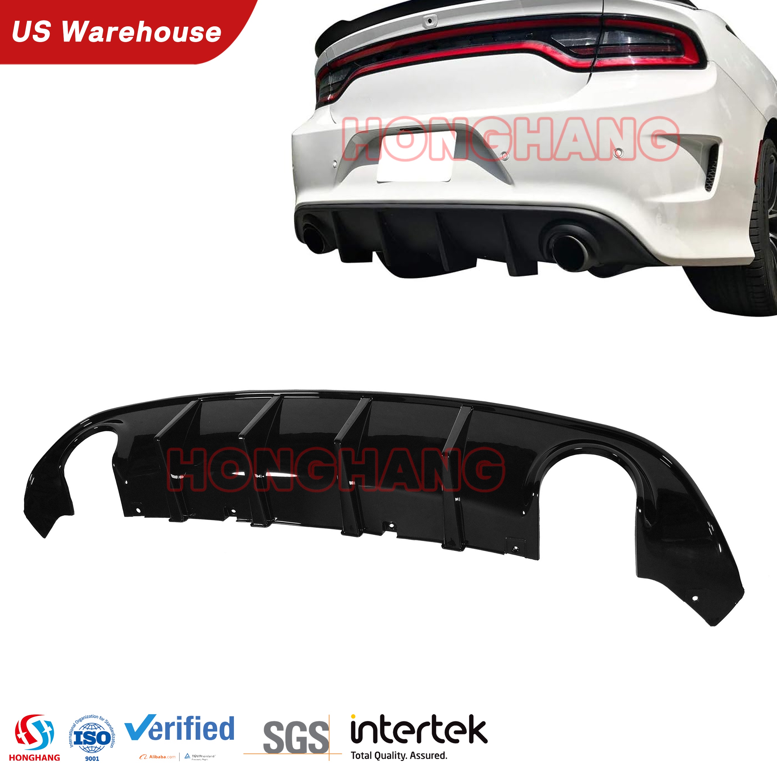 Dodge Charger SRT Rear Diffuser Lip