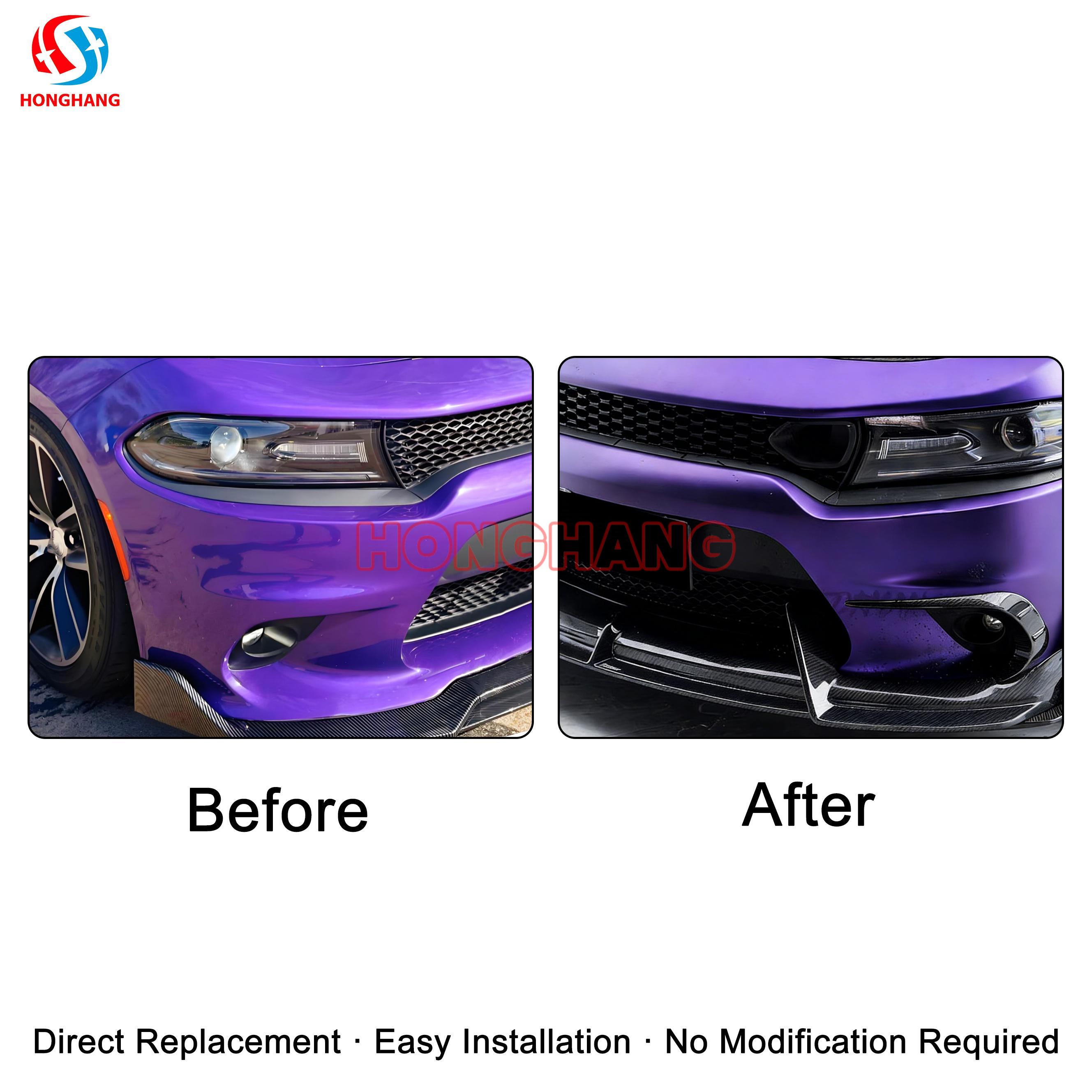 Fog Lamp Frame Trim For Dodge Charger GT 2015 2016 2017 2018 2019 2020 2021 2022 2023
