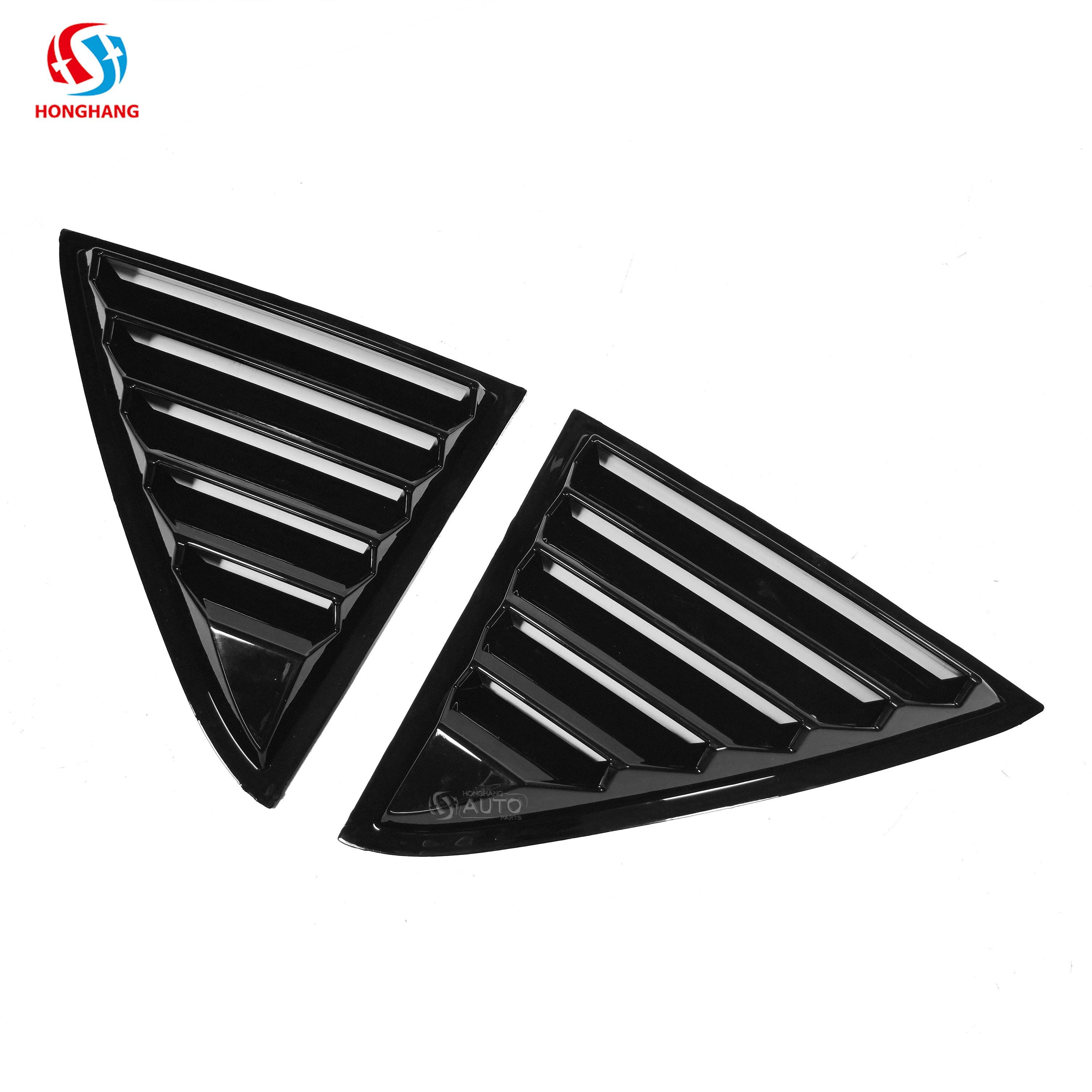 Car Rear Window Triangle Shutters Cover For Chrysler 300C 2015 2016 2017 2018 2019 2020 2021(1)