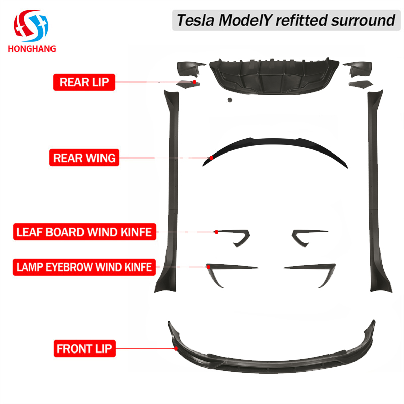 HONGHANG Tesla Model Y Side Skirt