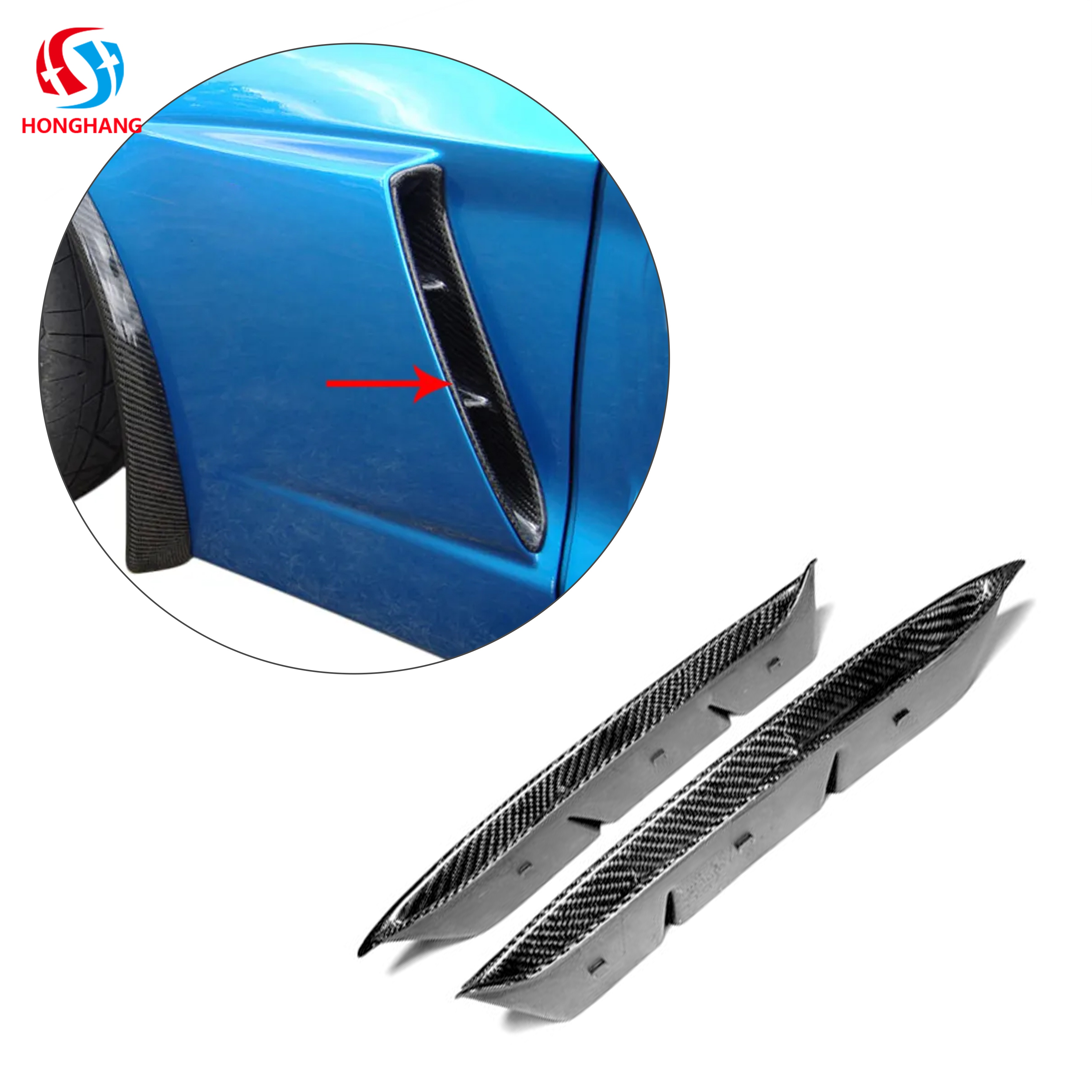 HONGHANG Corvette C6 Fender Duct Insert