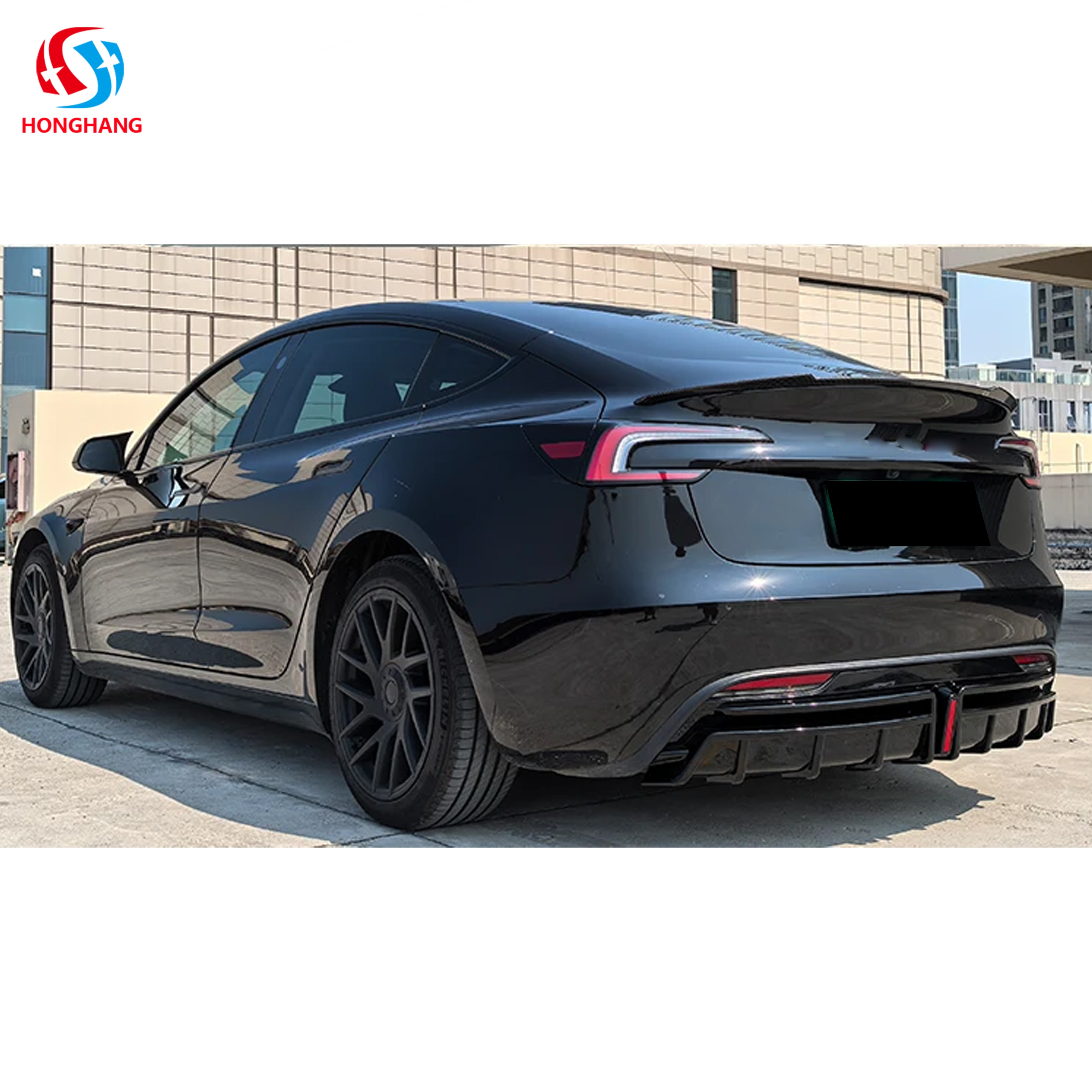Tesla Model 3 Rear Bumper Diffuser Lip