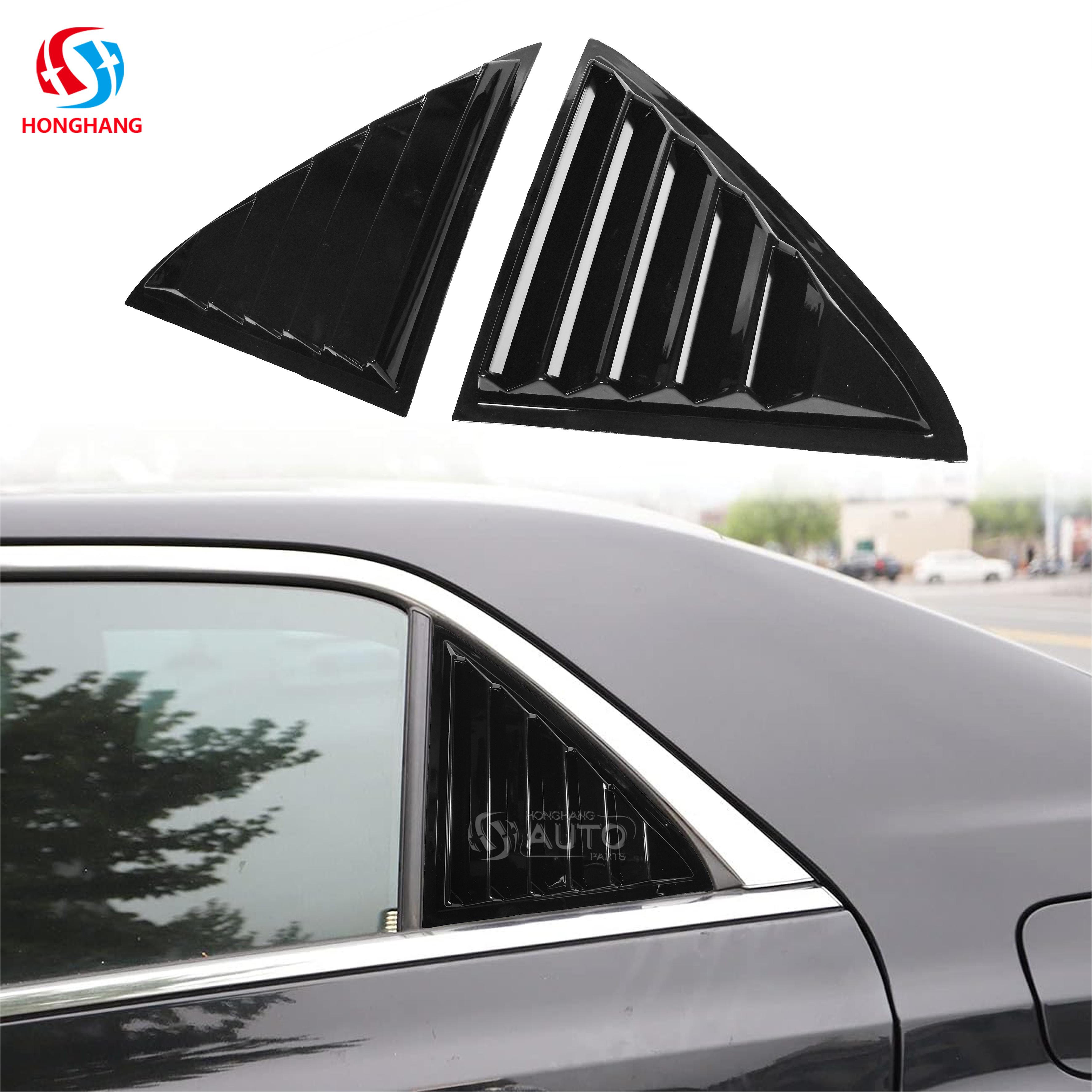 Car Rear Window Triangle Shutters Cover For Chrysler 300C 2015 2016 2017 2018 2019 2020 2021