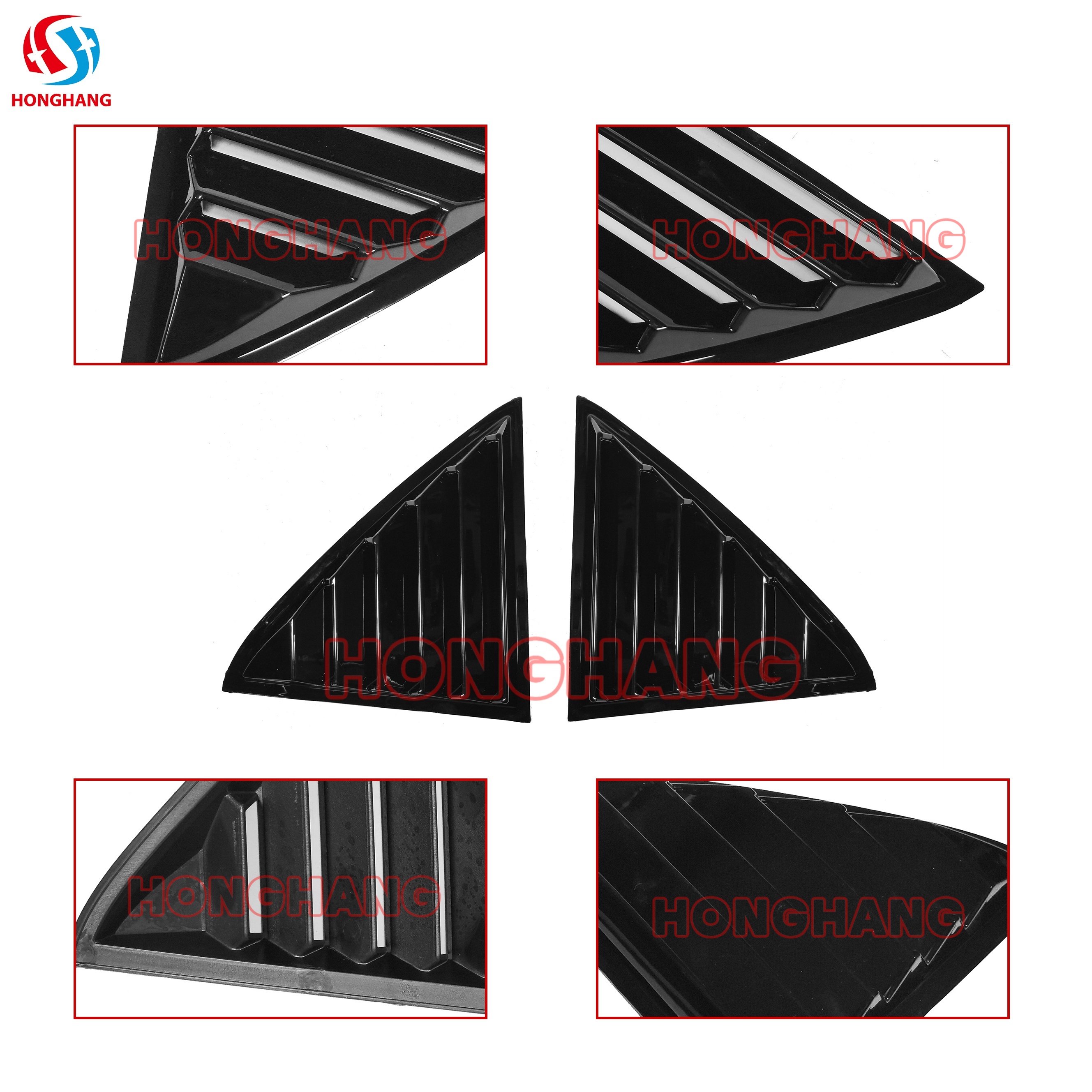 Chrysler 300C Rear Window Triangle Louvers