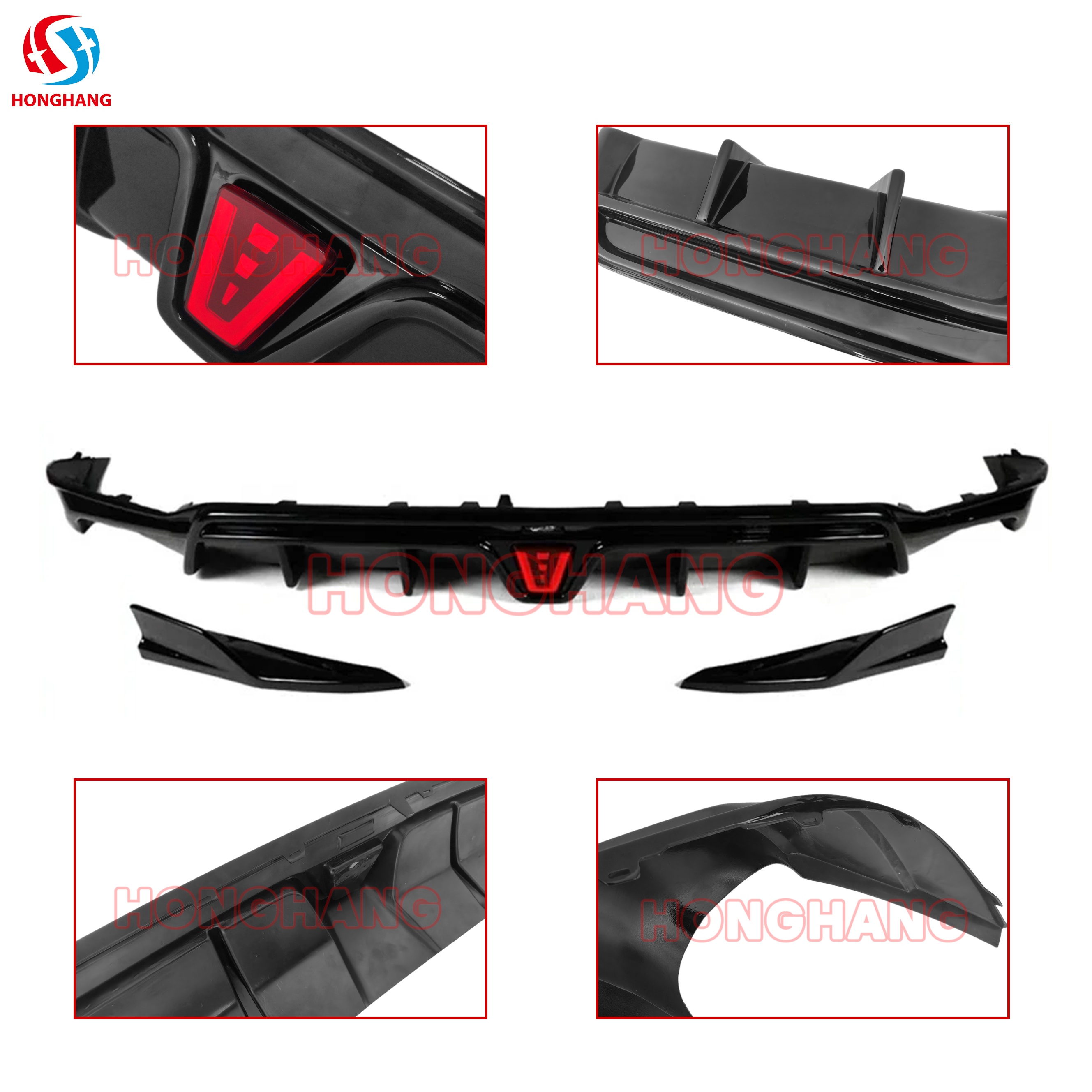 HONGHANG Acura Integra DE4 Rear Diffuser Lip
