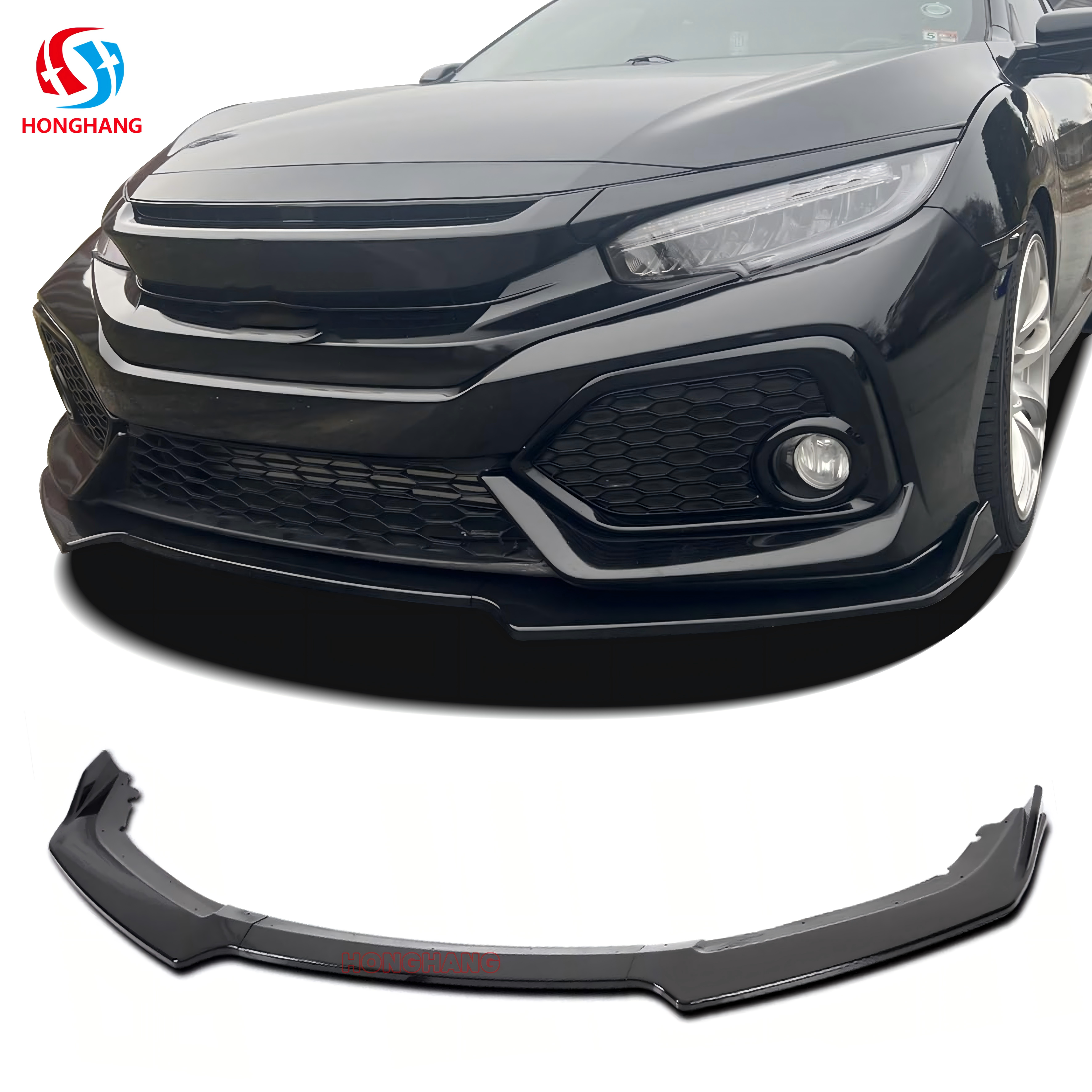 HONGHANG Honda Civic Front Lip Splitter