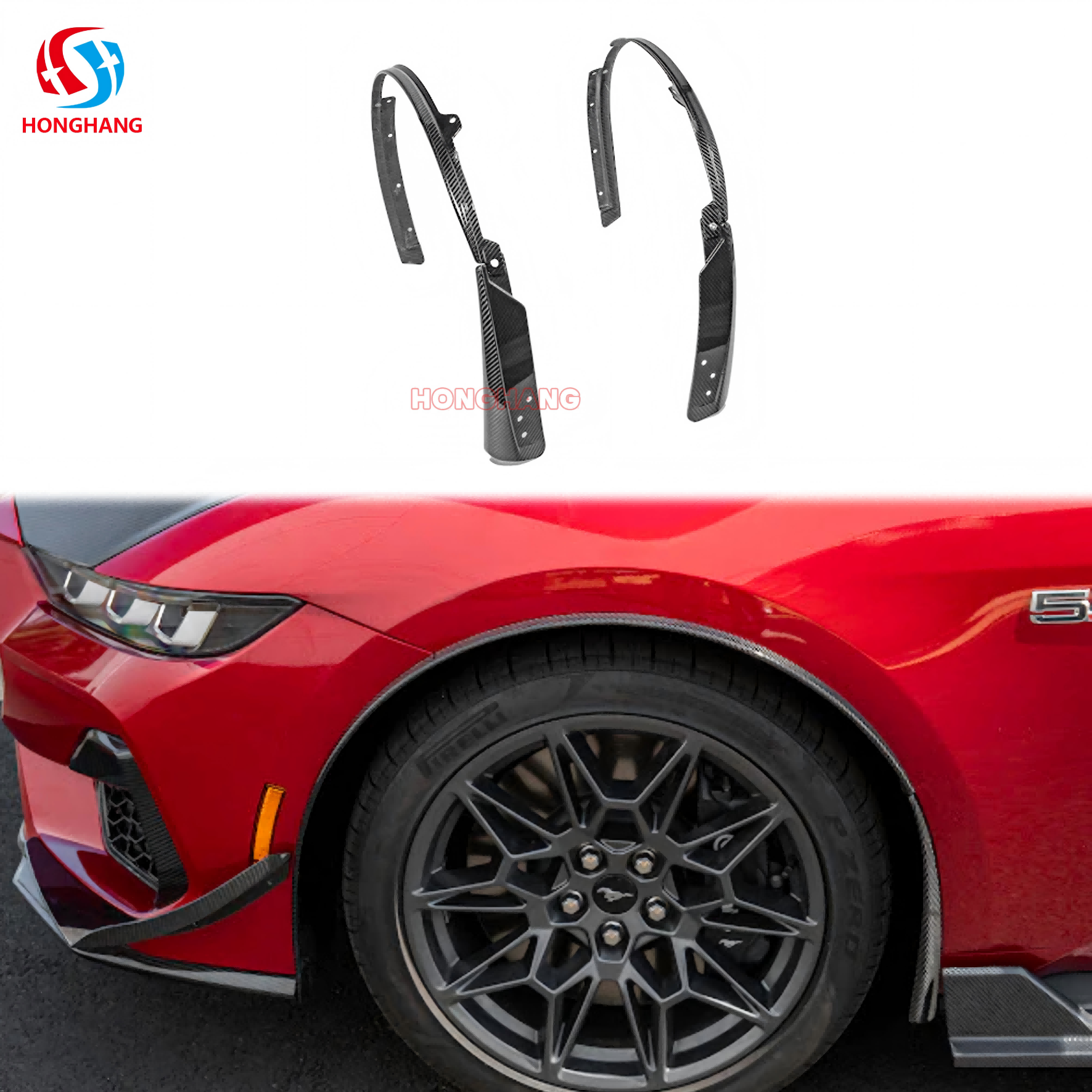 HONGHANG Mustang Front Mud fender