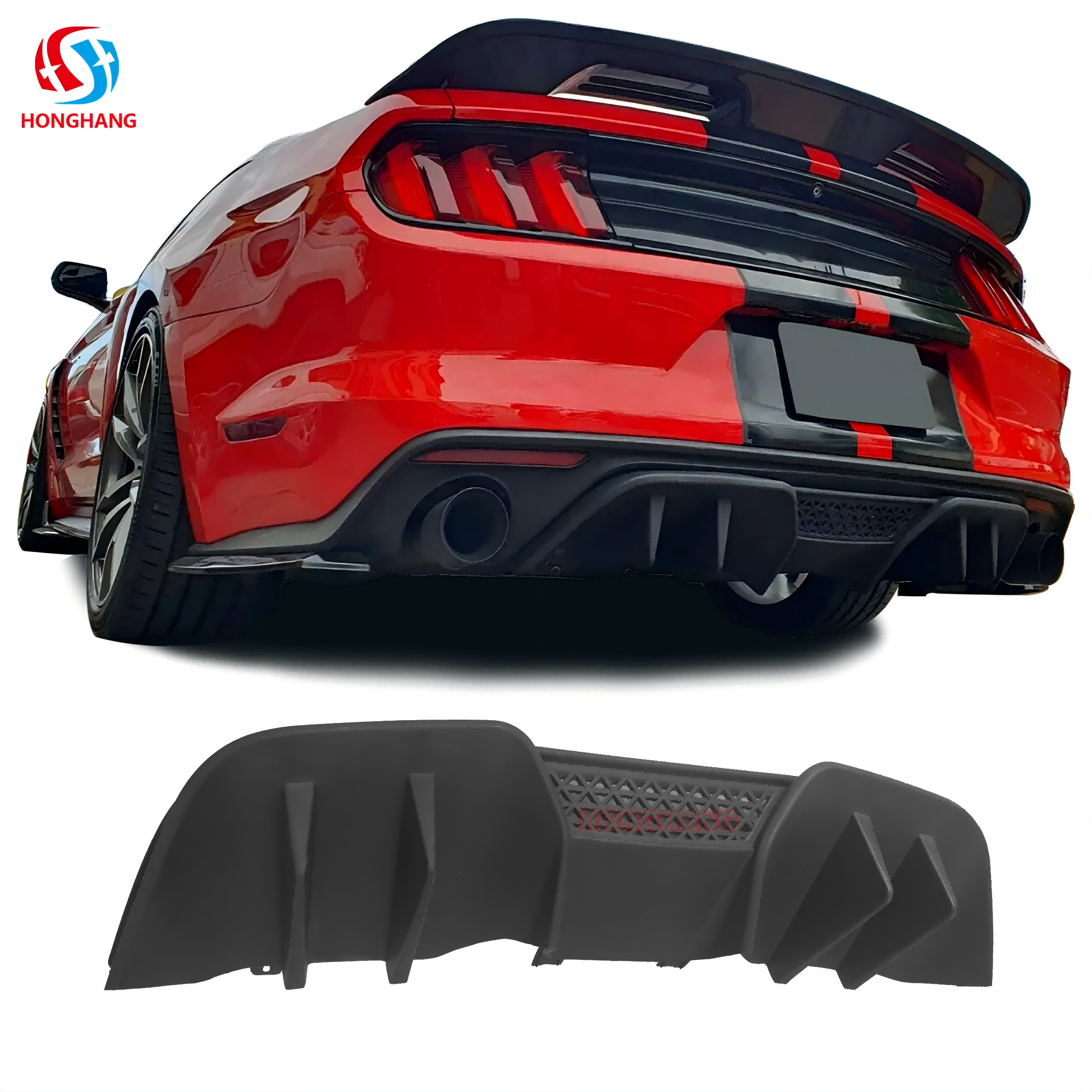 HONGHANG Mustang Rear Diffuser Lip.png