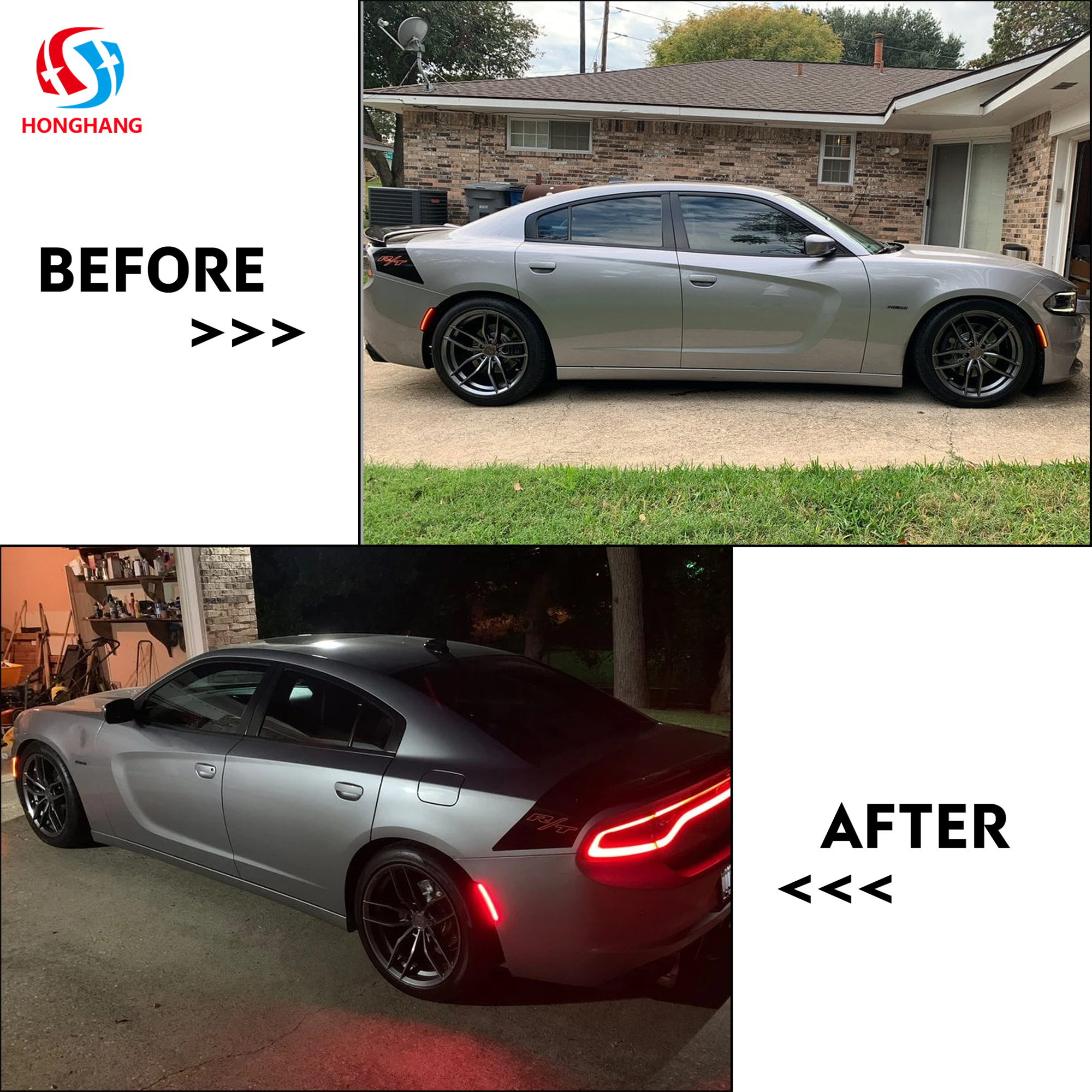 dodge charger led side marker lights