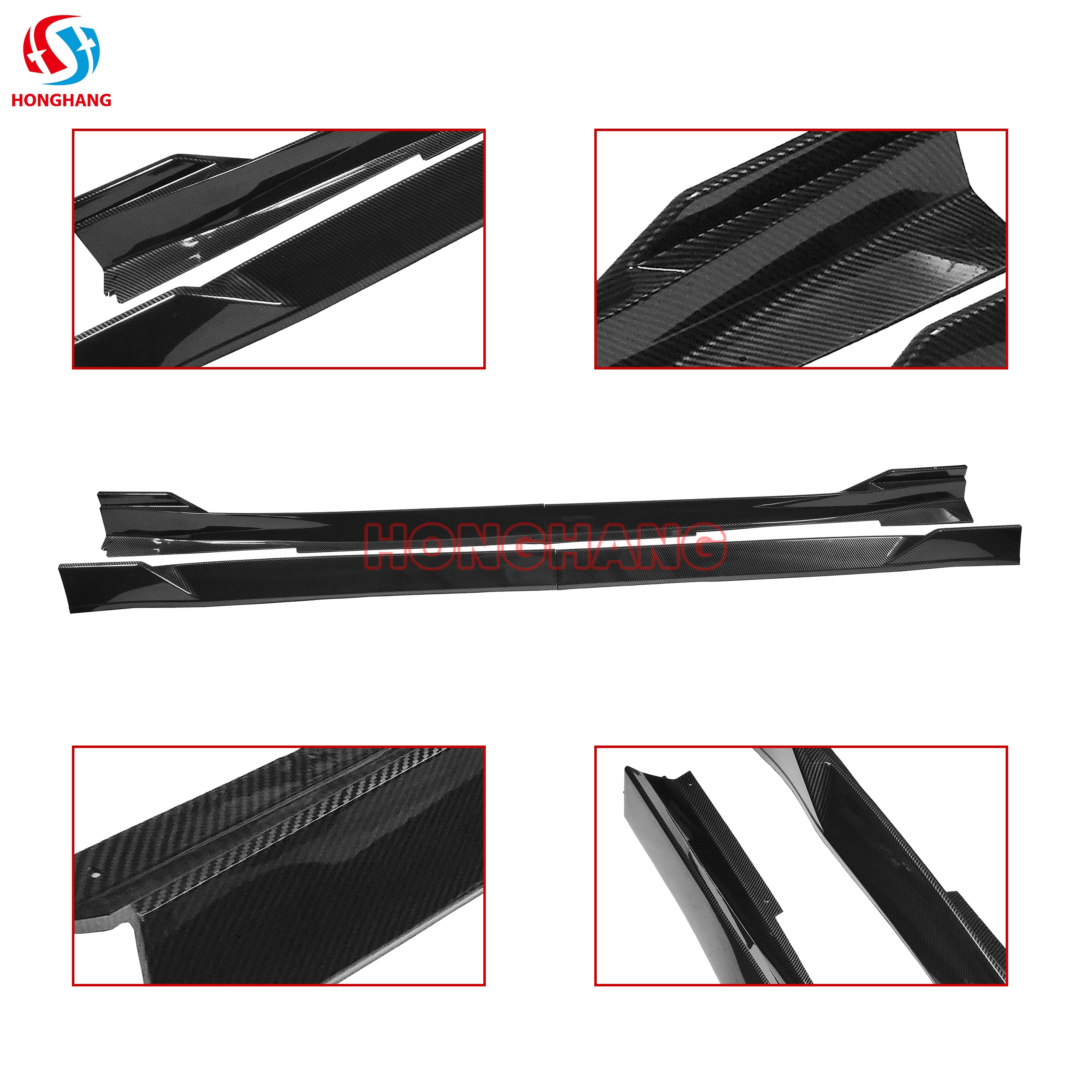 HONGHANG Infiniti Q50 Side Skirts