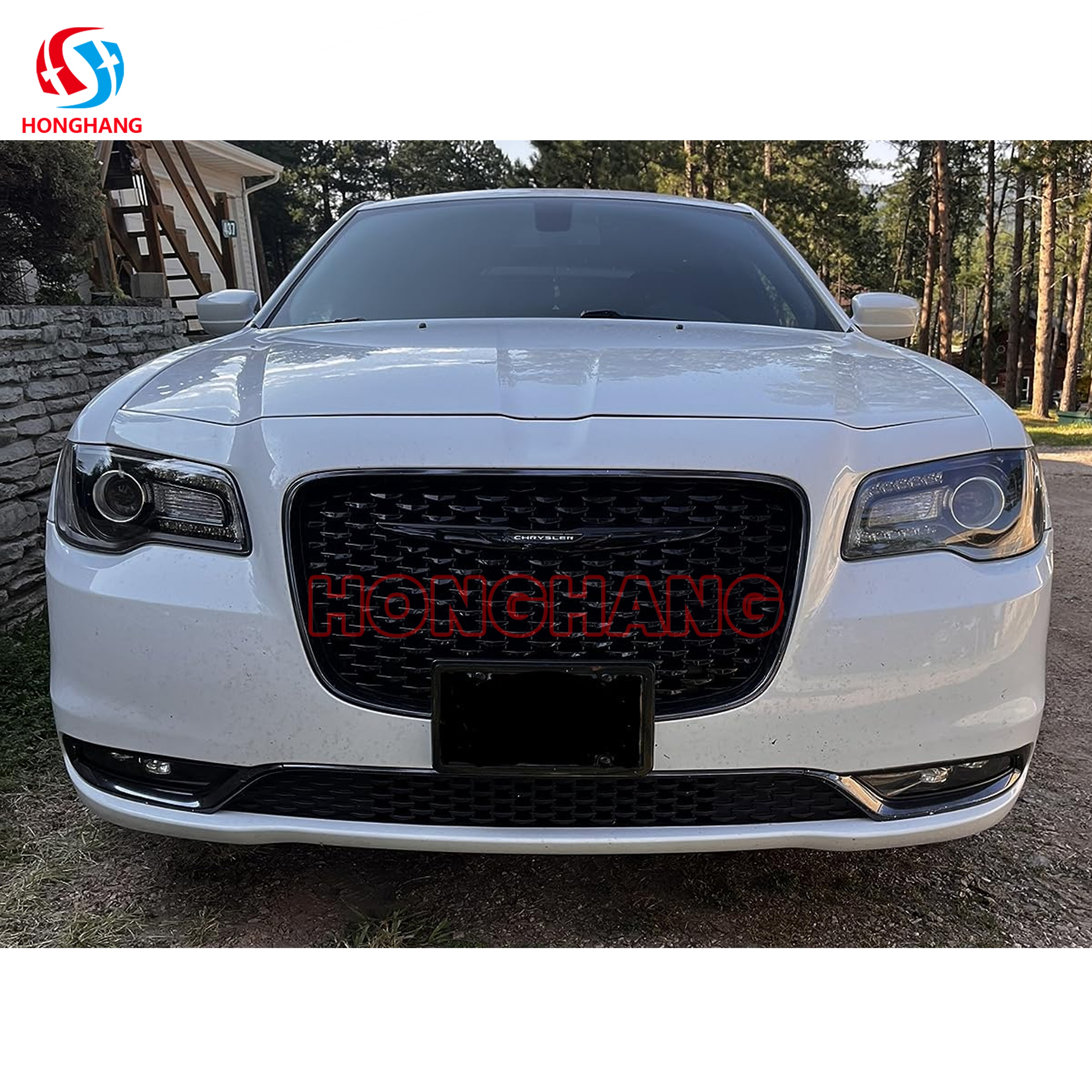Chrysler 300C Front Grille Logo Trim Cover