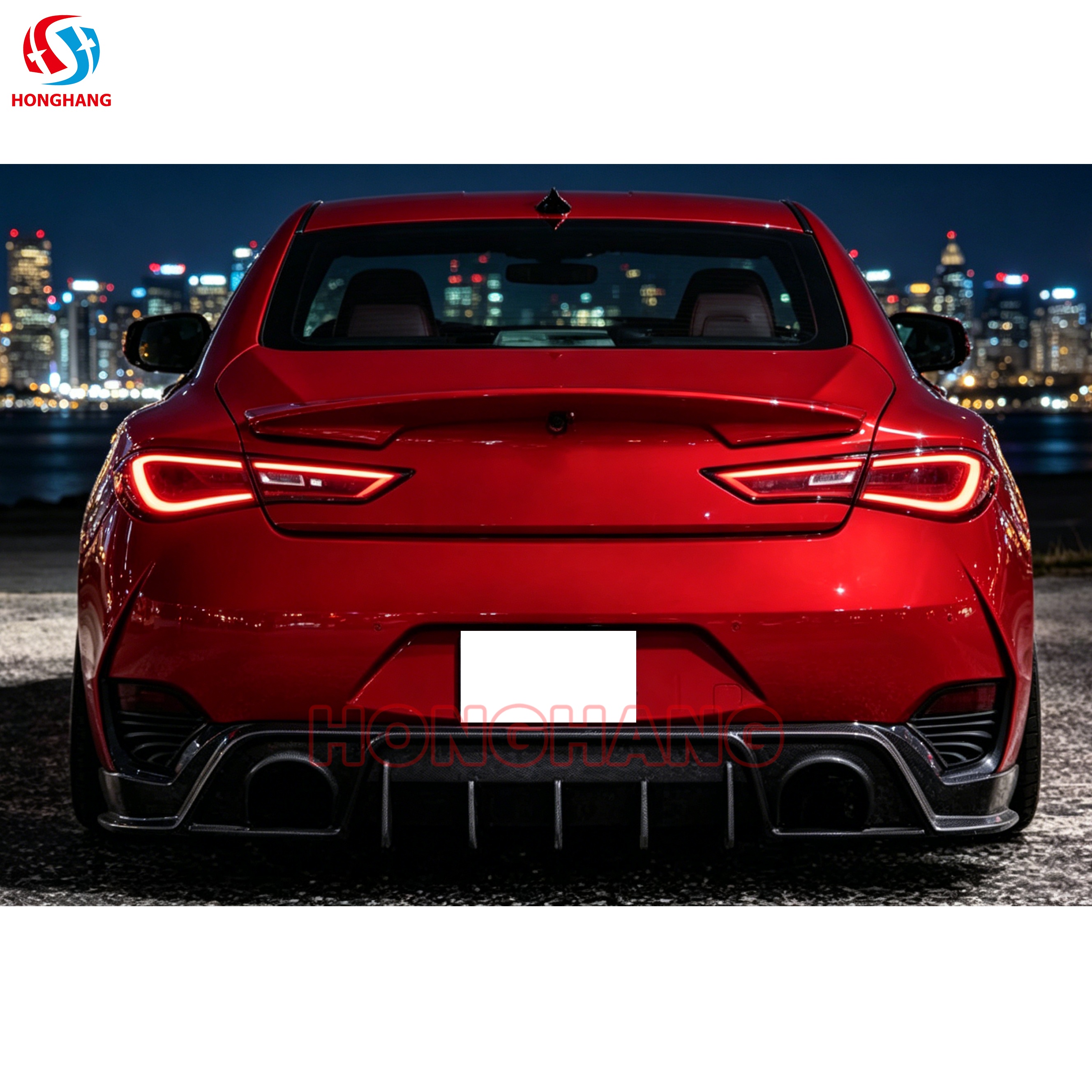 2017+ Infiniti Q60 Coupe Rear Diffuser Lip