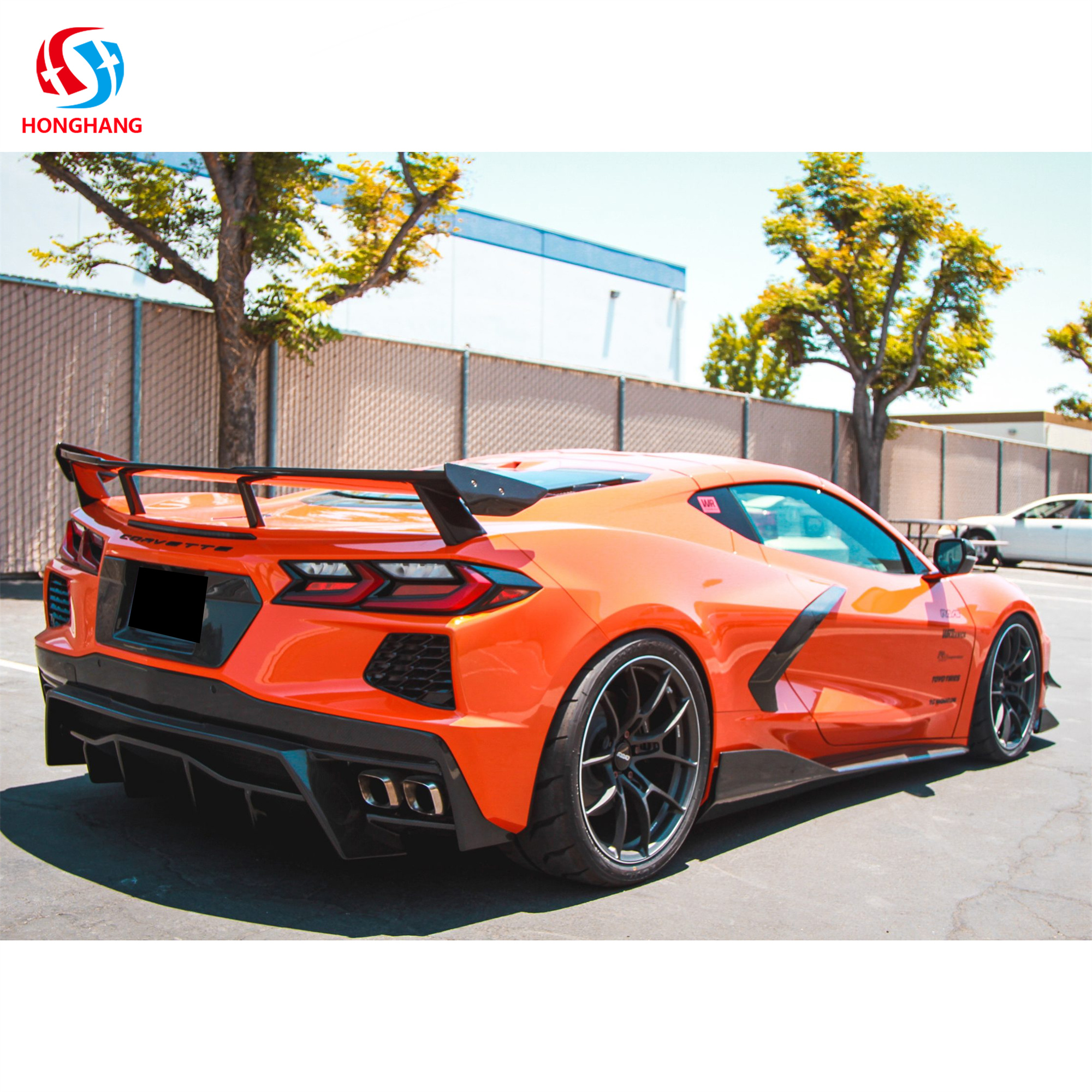 HNGHANG Corvette C8 Rear Spoiler