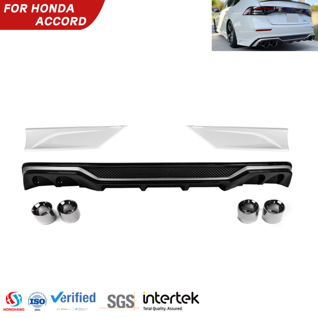 OEM Factory Wholesale ABS Rear Bumper Diffuser Lip for Honda Accord 11th Gen 2023 2024 2025 2026