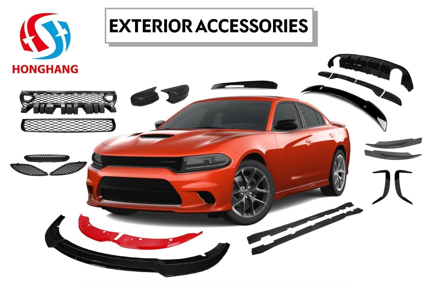 automotive exterior parts front lip spoiler diffuser