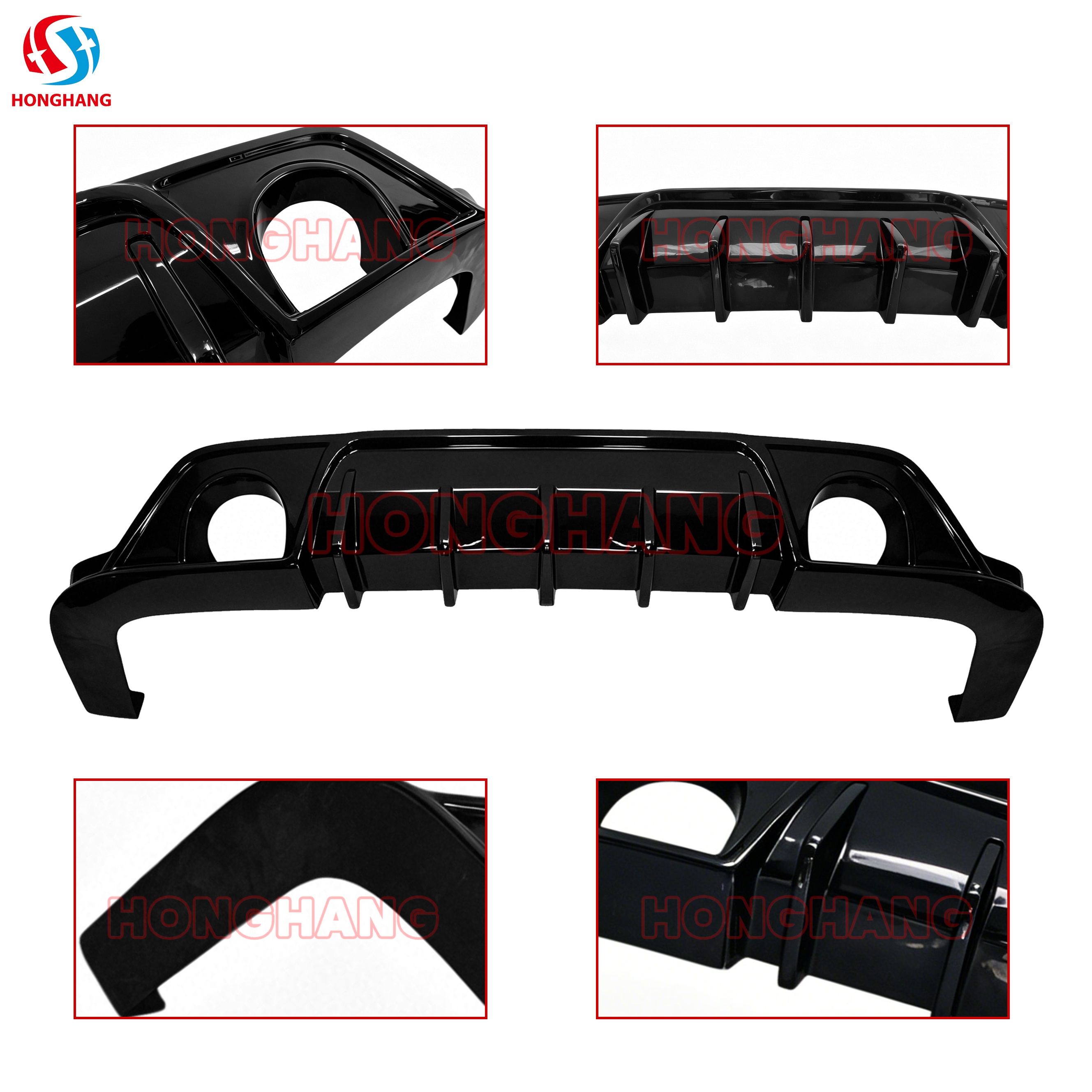 HONGHANG 2017+ Infiniti Q60 Coupe Rear Diffuser Lip
