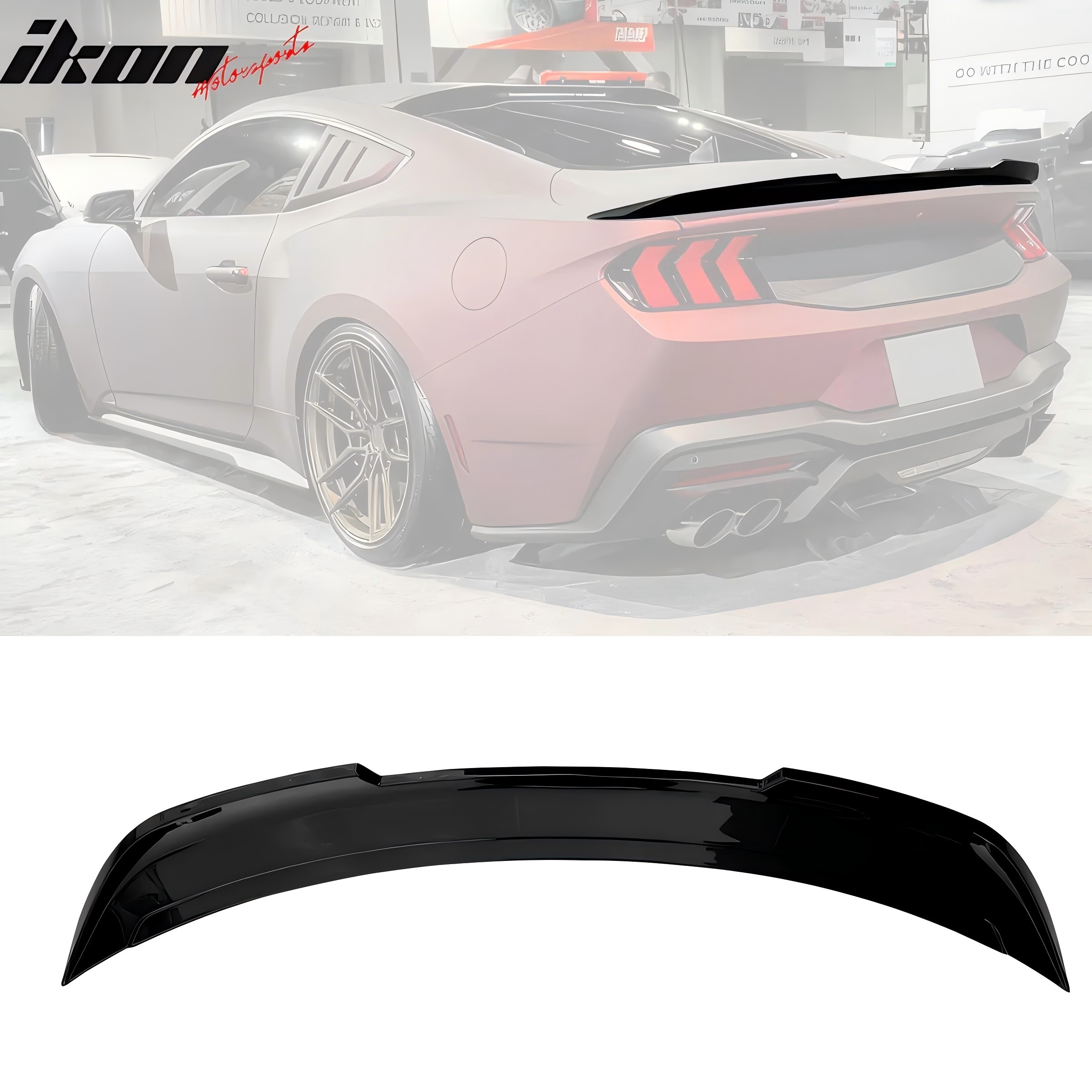 IKON Motorsports mustang rear spoiler