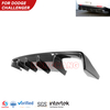 Factory Wholesale Hellcat Style Rear Diffuser for Dodge Challenger 2015-2023 ABS Rear Bumper Diffuser Lip