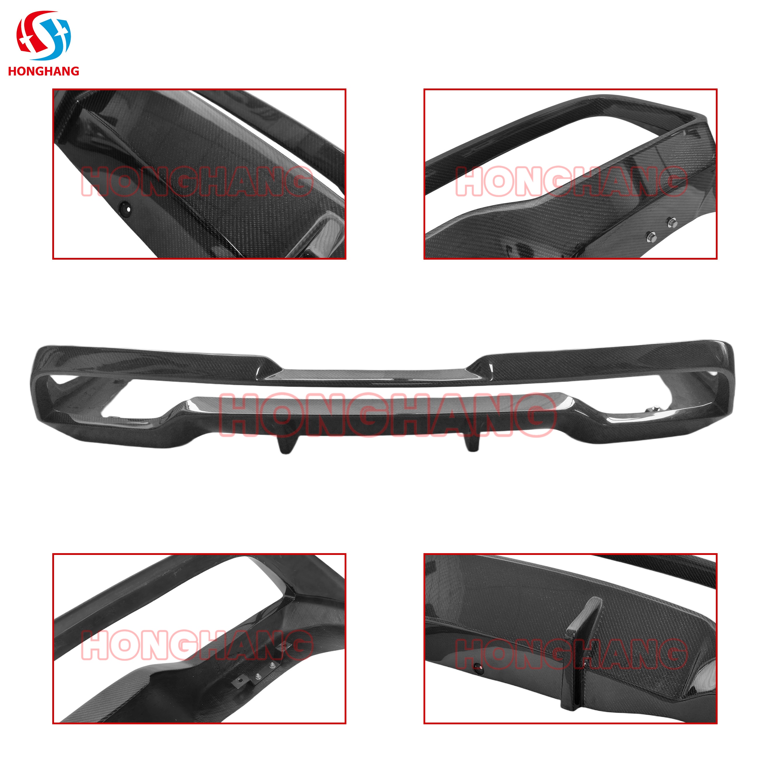 HONGHANG KIA Stinger Surge S1 Rear Diffuser Lip 2018-2023