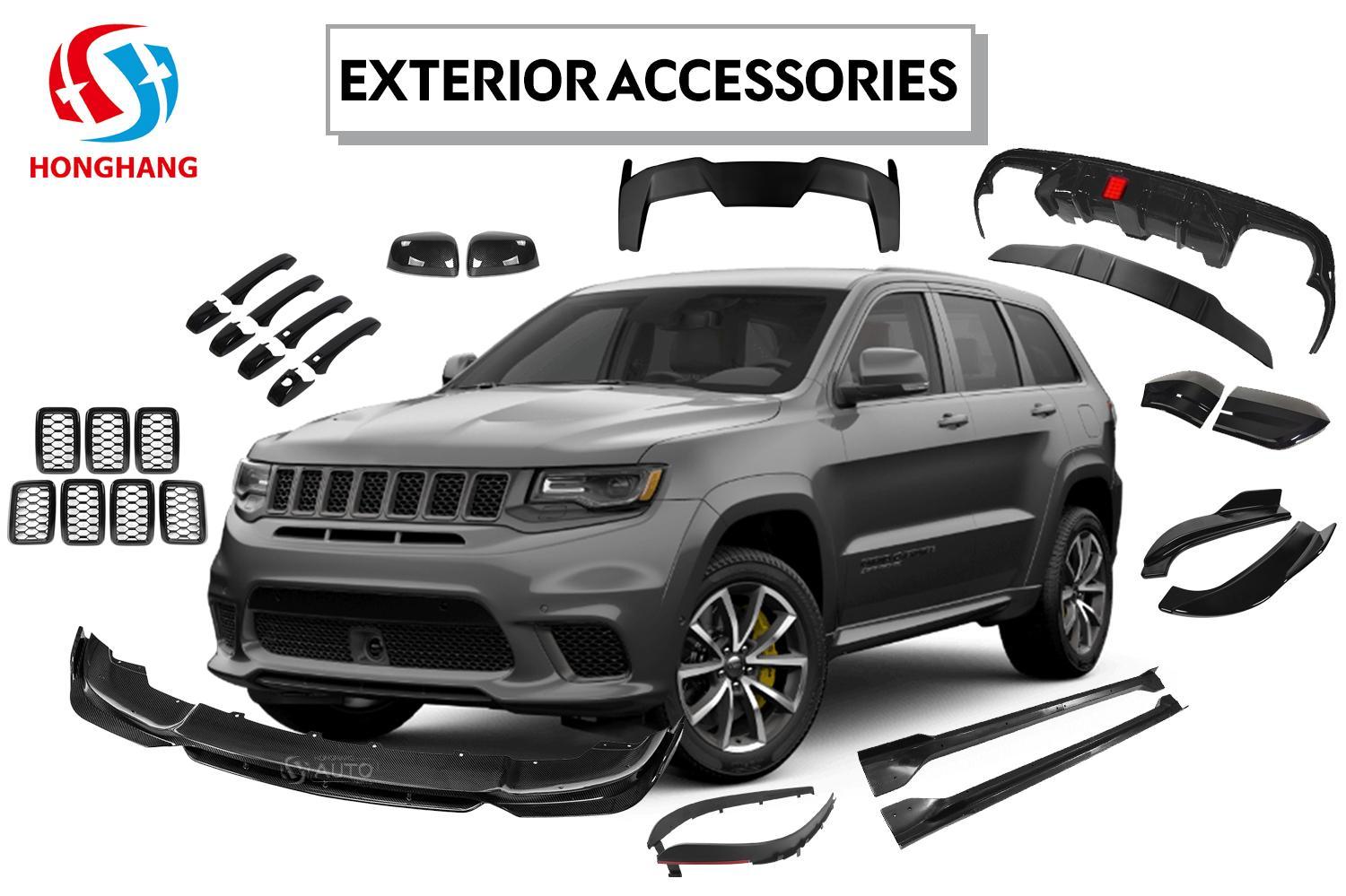 Jeep Grand Cherokee Front Bumper Splitter Lip 2017 2018 2019 2020 2021(2)