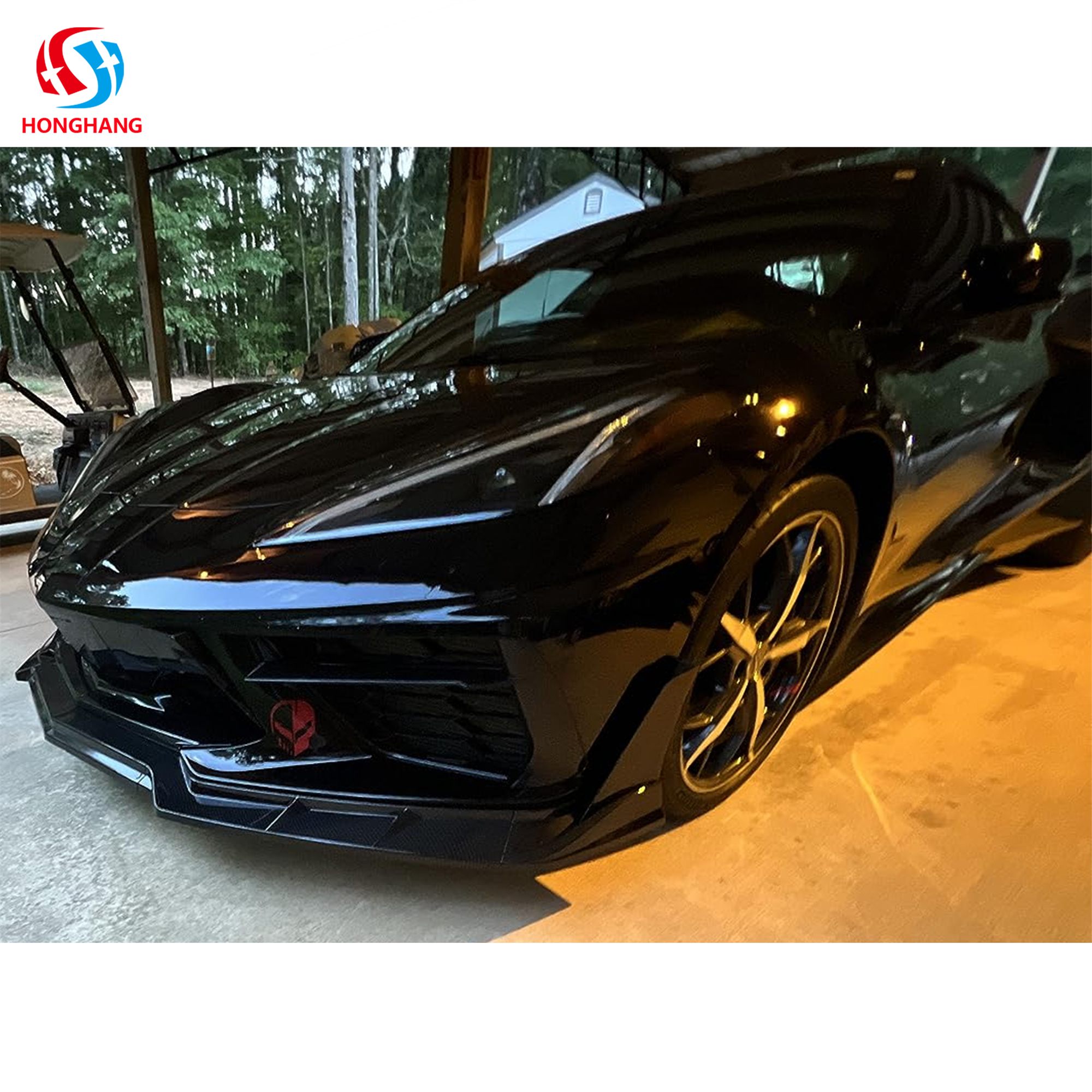 Corvette C8 Front Bumper Splitter Lip