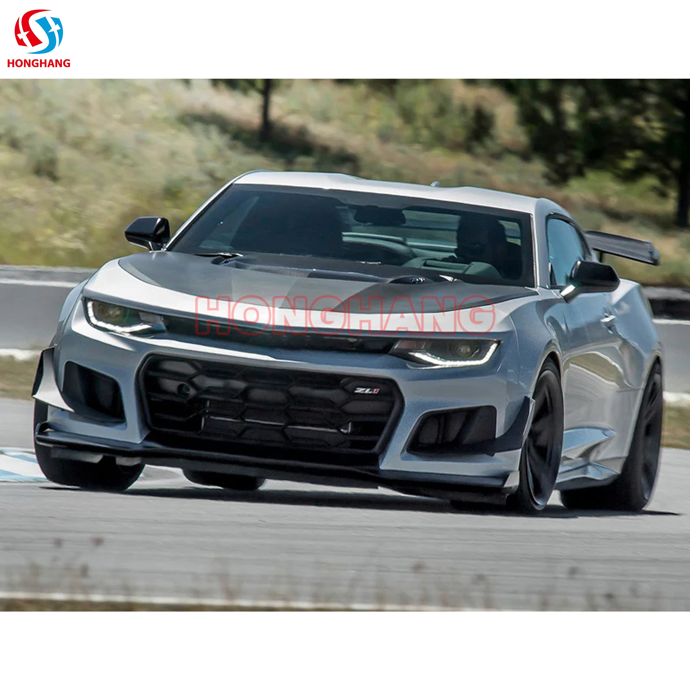 HONGHANG ZL1 1LE Style Front Bumper with Front Lip — For 2019–2024 Camaro LT, LS, and RS Models