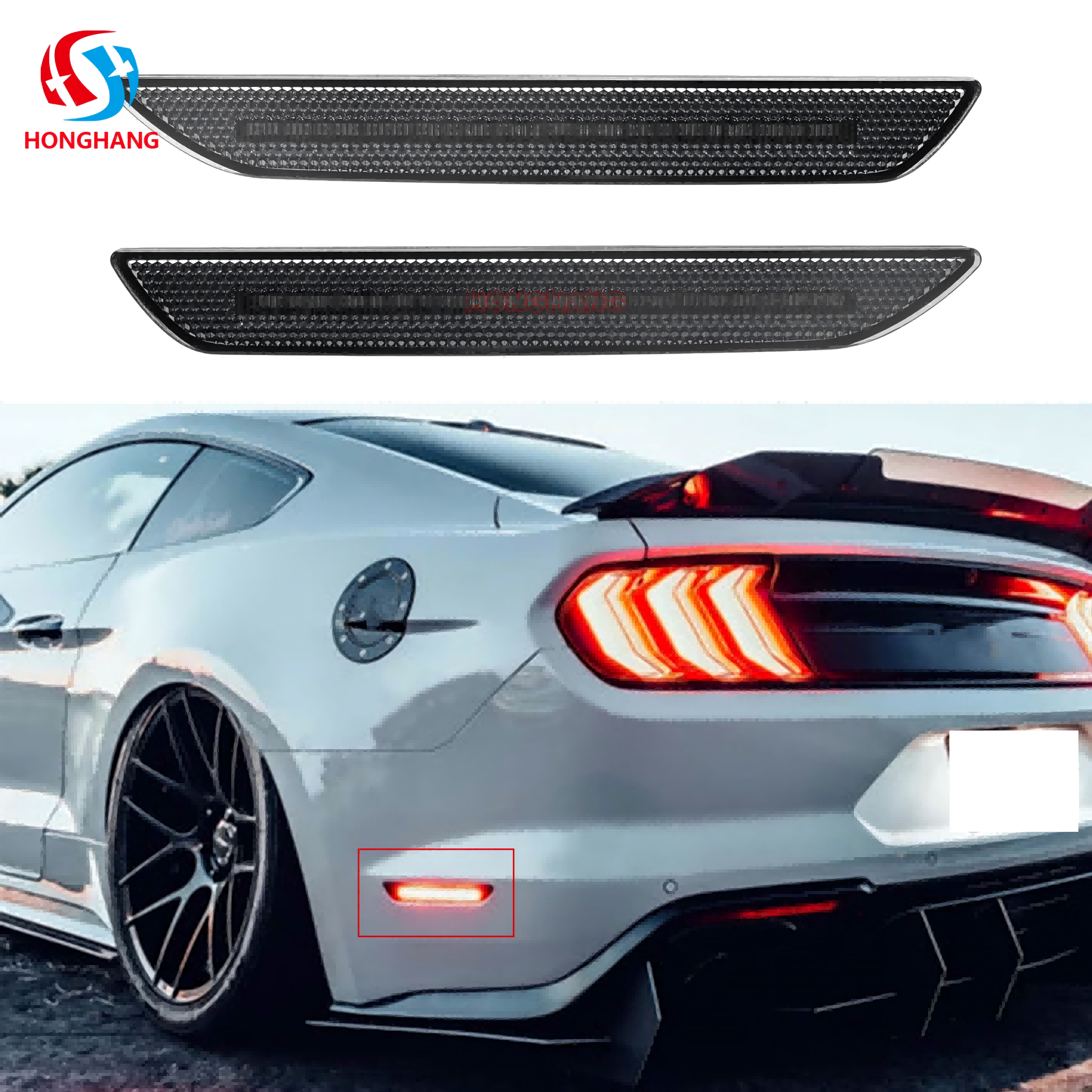 honghang Mustang Side Marker Lights