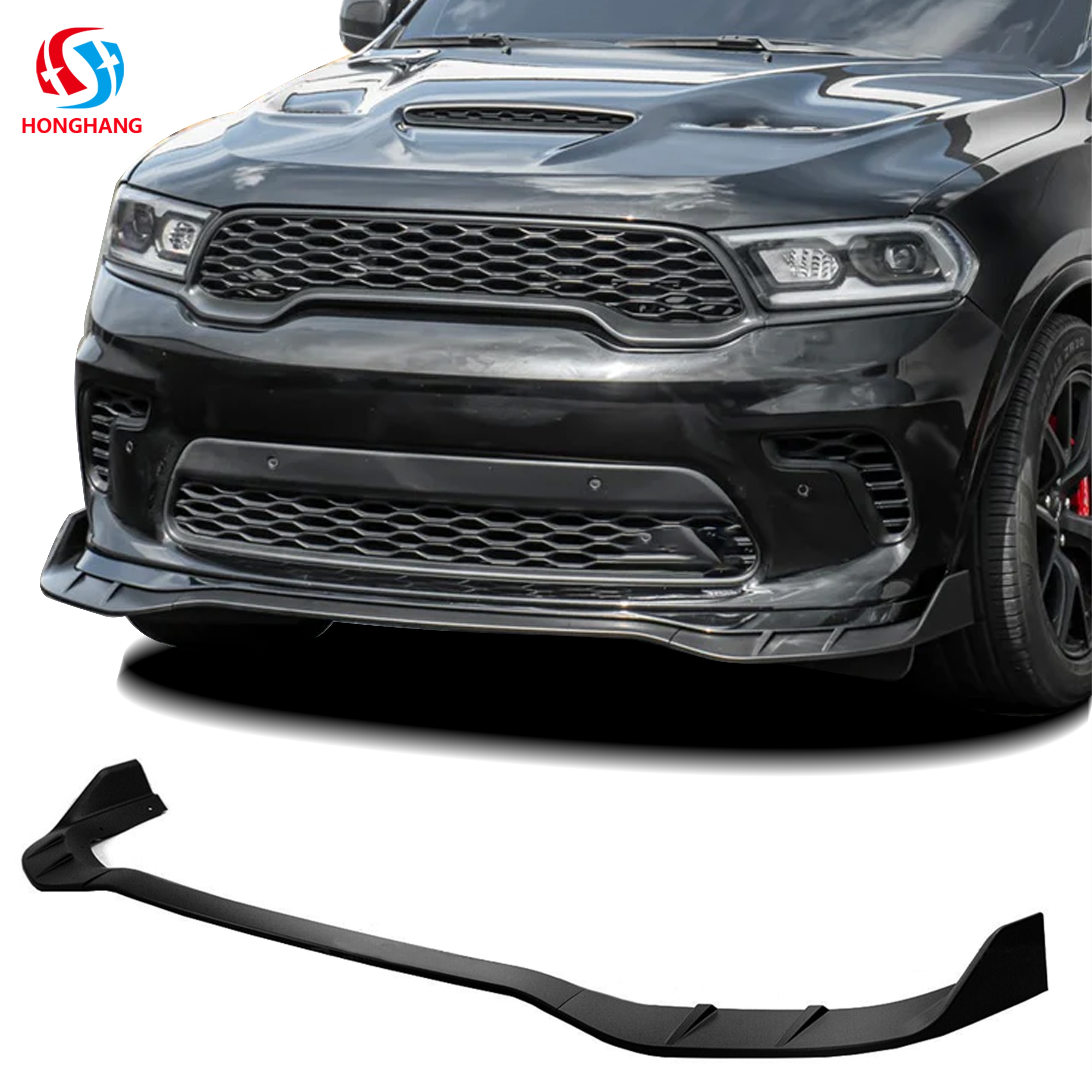 HONGHANG Dodge Durango SRT Hellcat Front Bumper Lip 2021 2022 2023