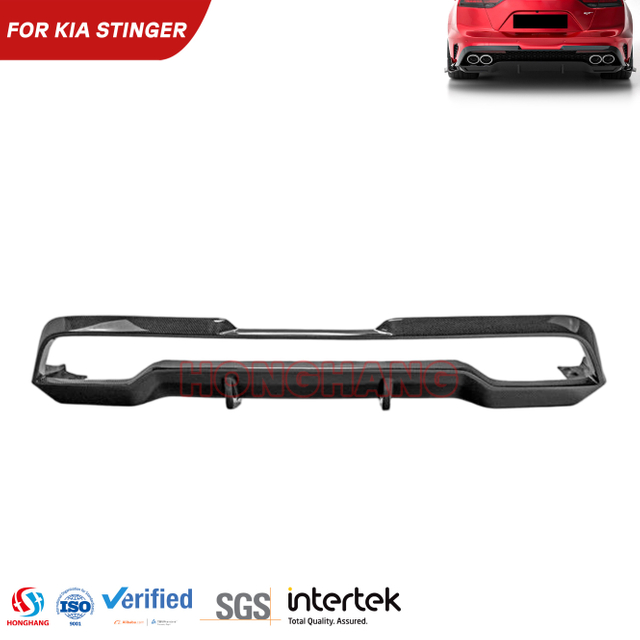 Factory Wholesale Surge S1 Rear Diffuser Lip for Kia Stinger 2018-2023 ABS Rear Bumper Diffuser Body Kit