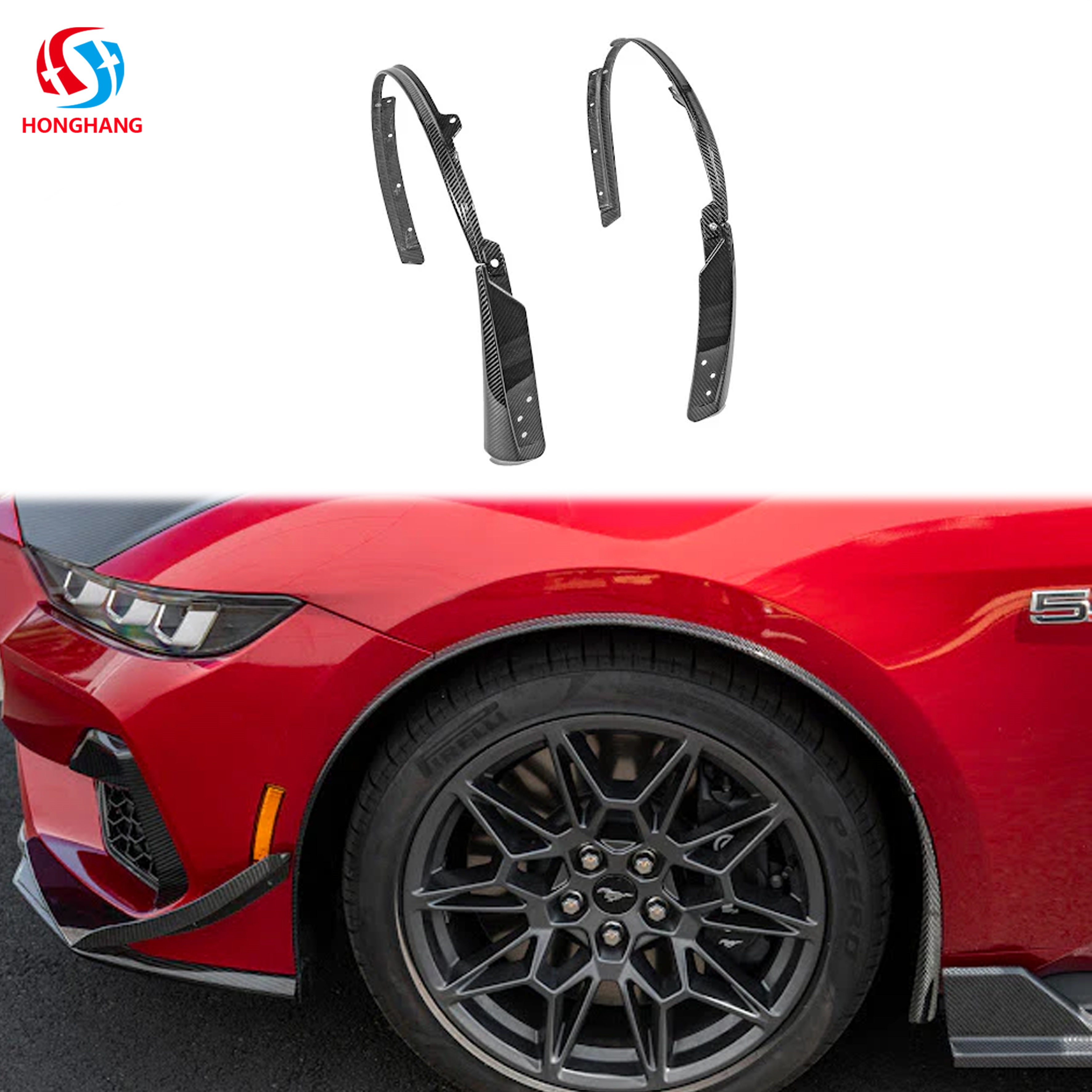 Mustang Front Wheel Eyebrow Trim