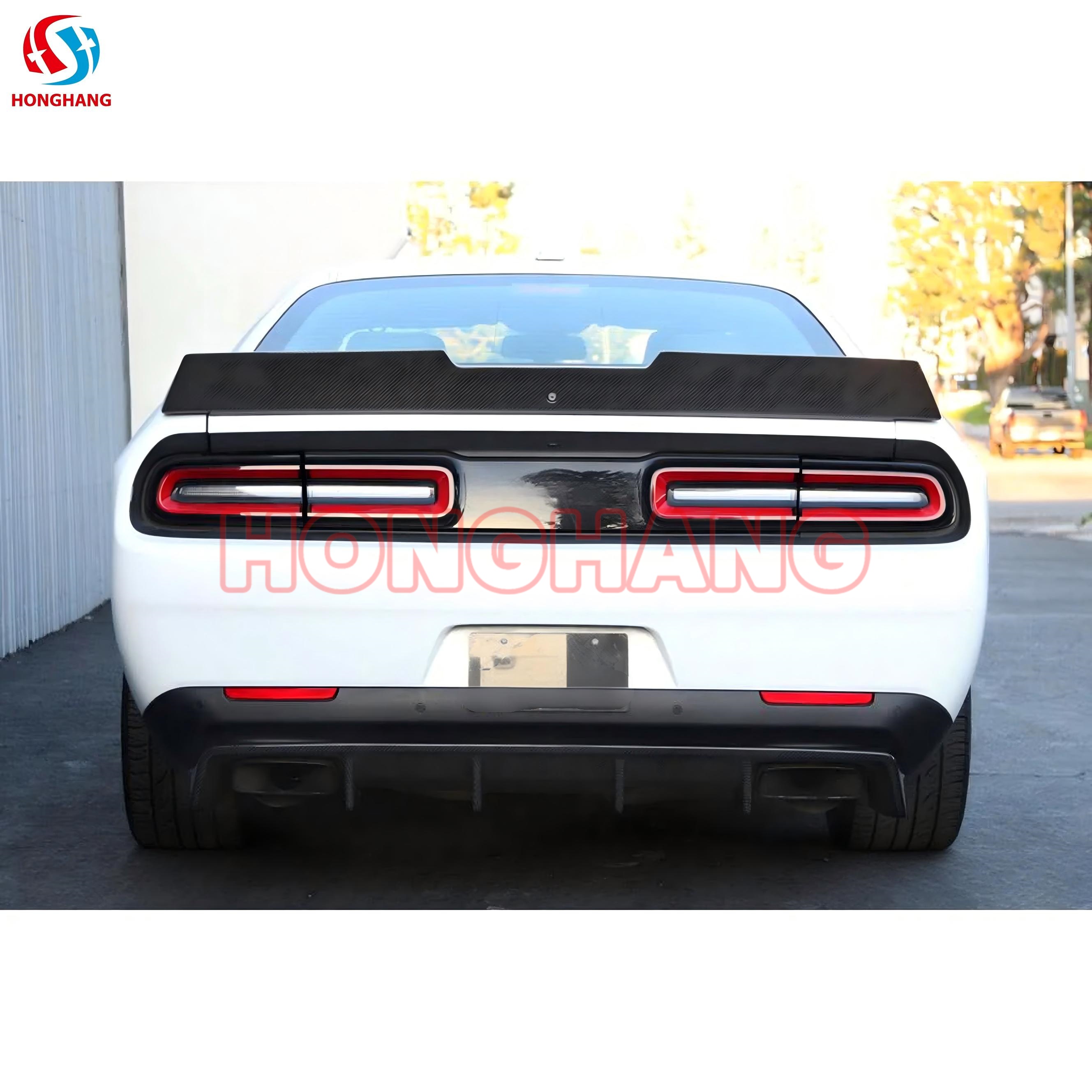 HONGHANG Dodge Challenger ABS Rear Bumper Diffuser Lip 2015-2023 