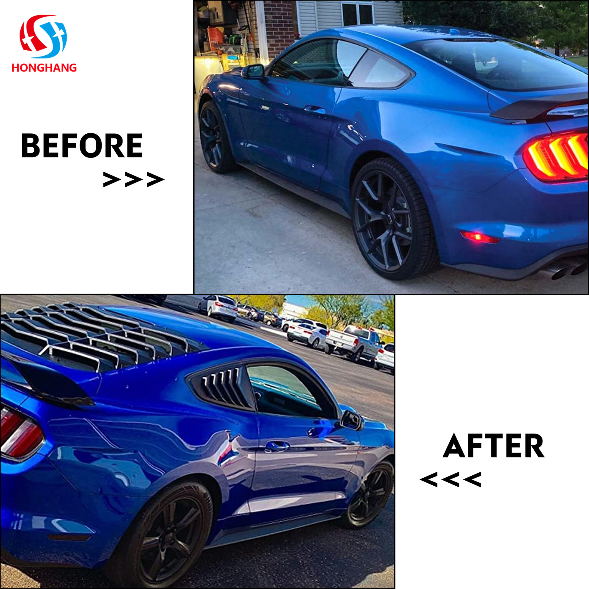 Ford Mustang Side Window Shutters