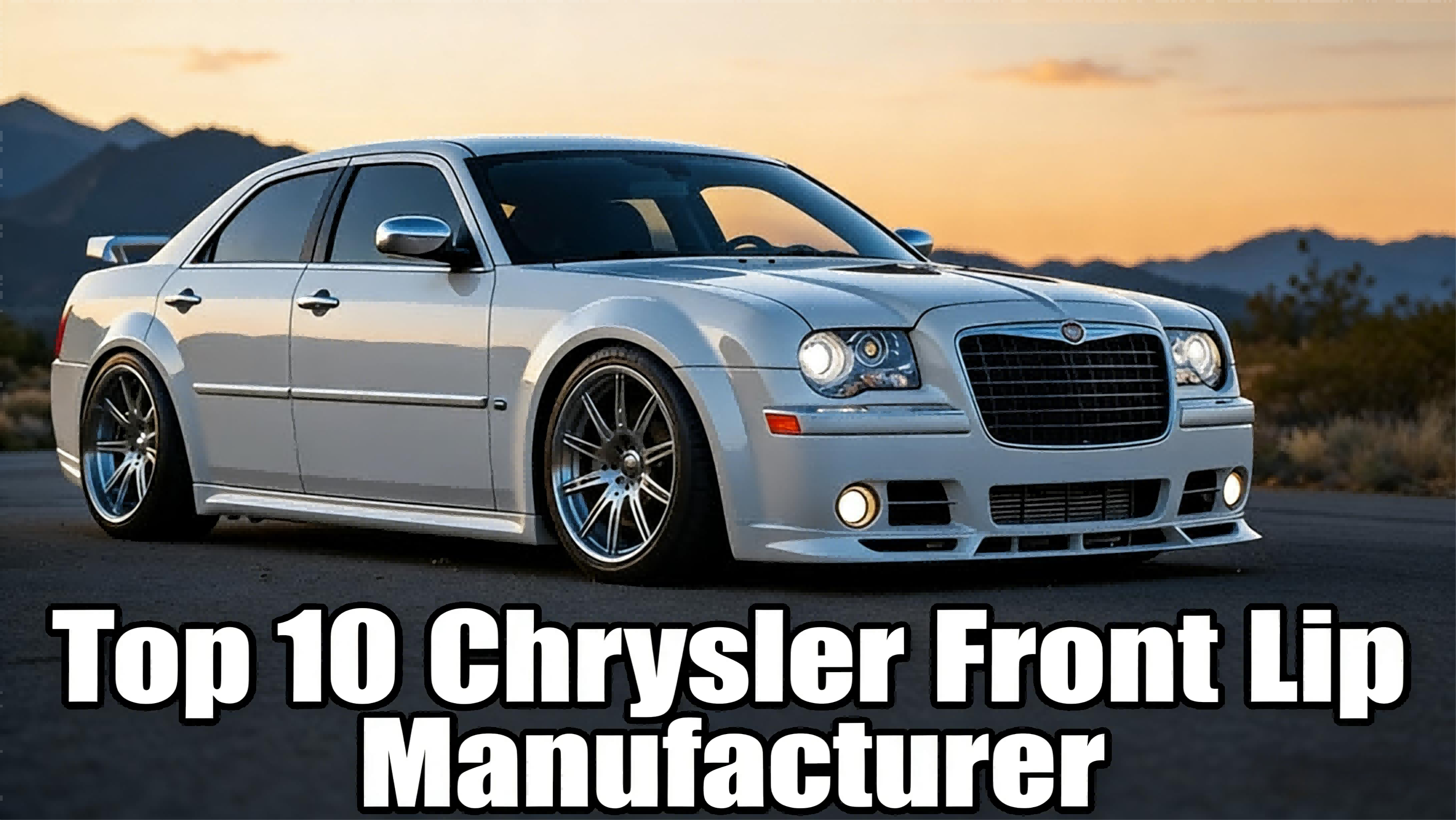 Top 10 Chrysler Front Lip Manufacturer: Best Aftermarket Chin Spoilers, Splitters, And Aerodynamic Bumper Lips for Chrysler 300