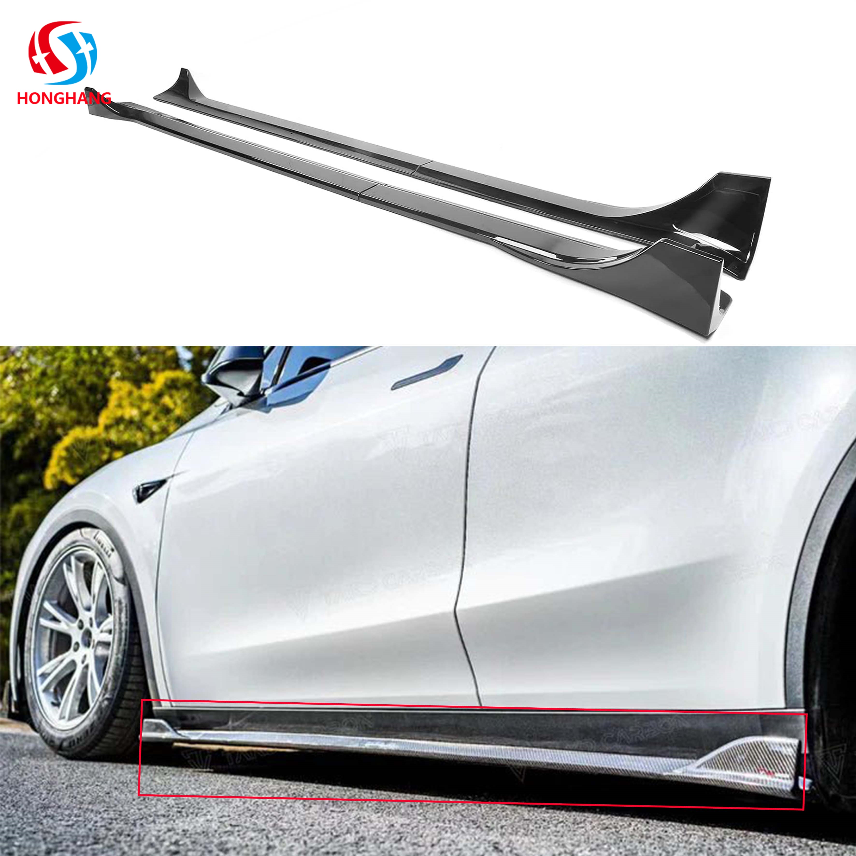 HONGHANG Tesla Model Y Side Skirt