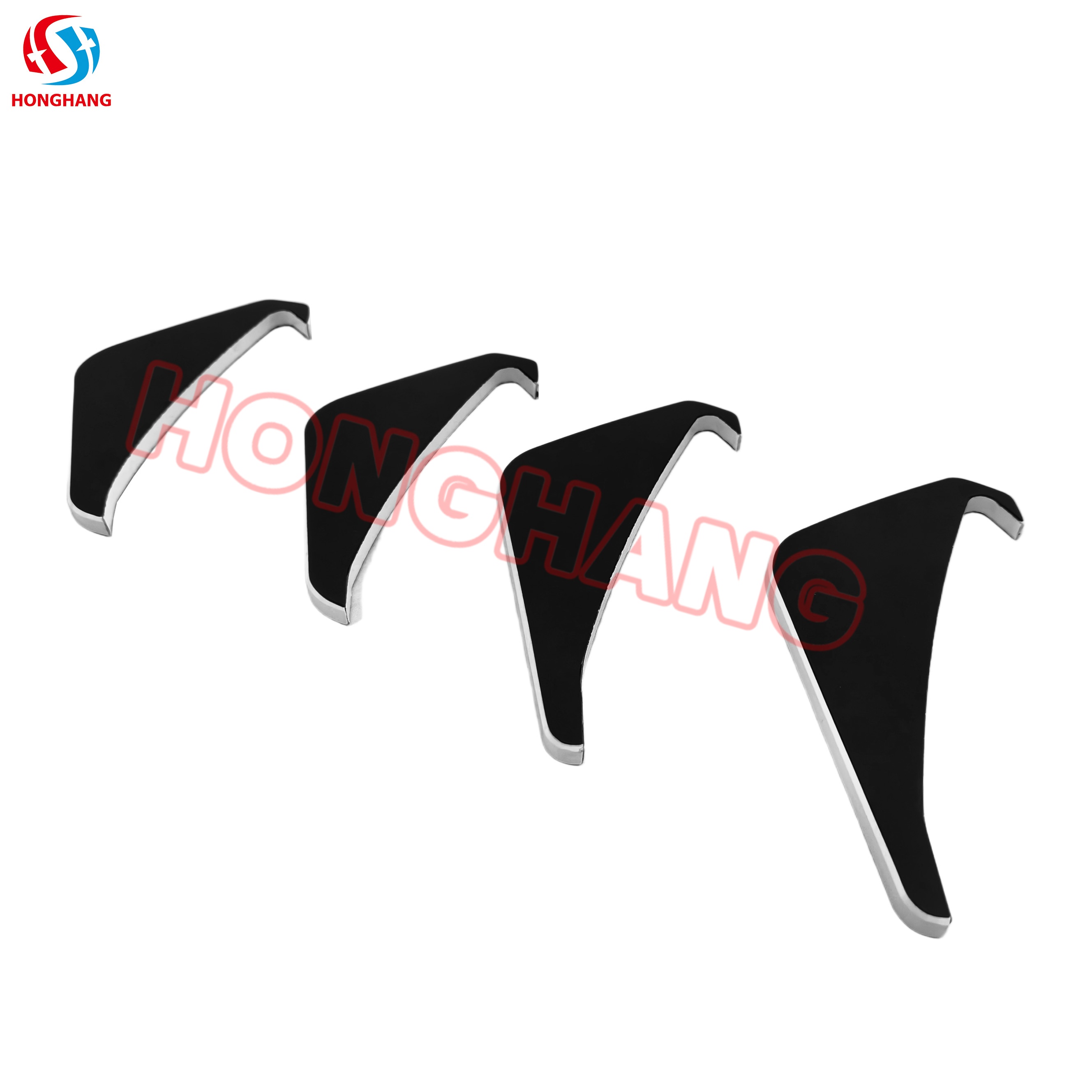 HONGHANG Kia Stinger Rear Diffuser Shark Fin Bumper Lip Splitter 2018 2019 2020 2021 2022 2023